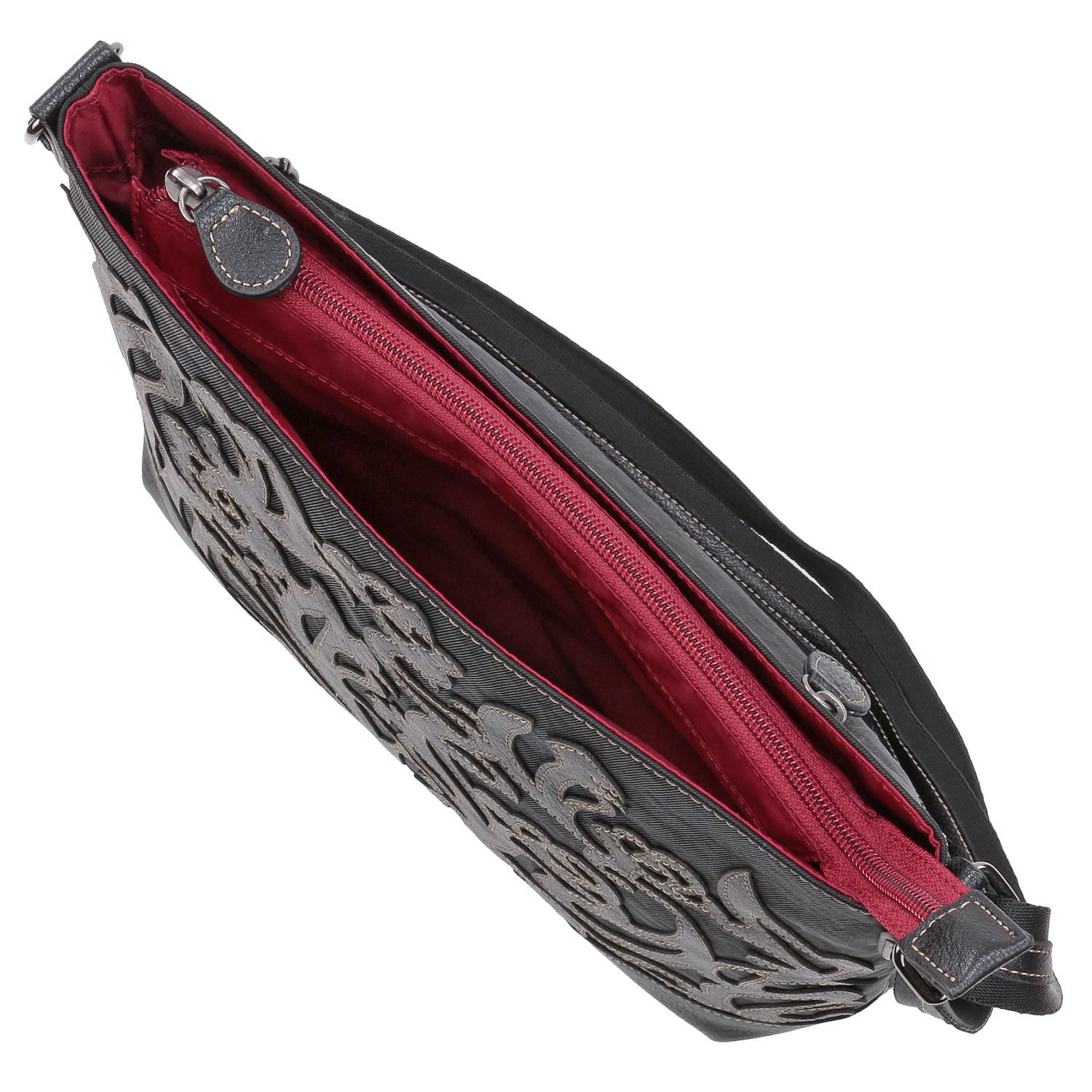 カットワーク横型ショルダーバッグ - 画像5