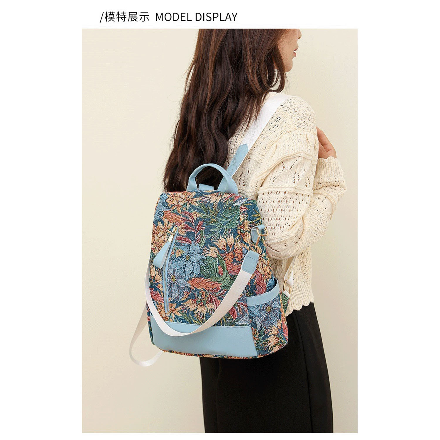 ゴブラン織リュックサック - 画像2