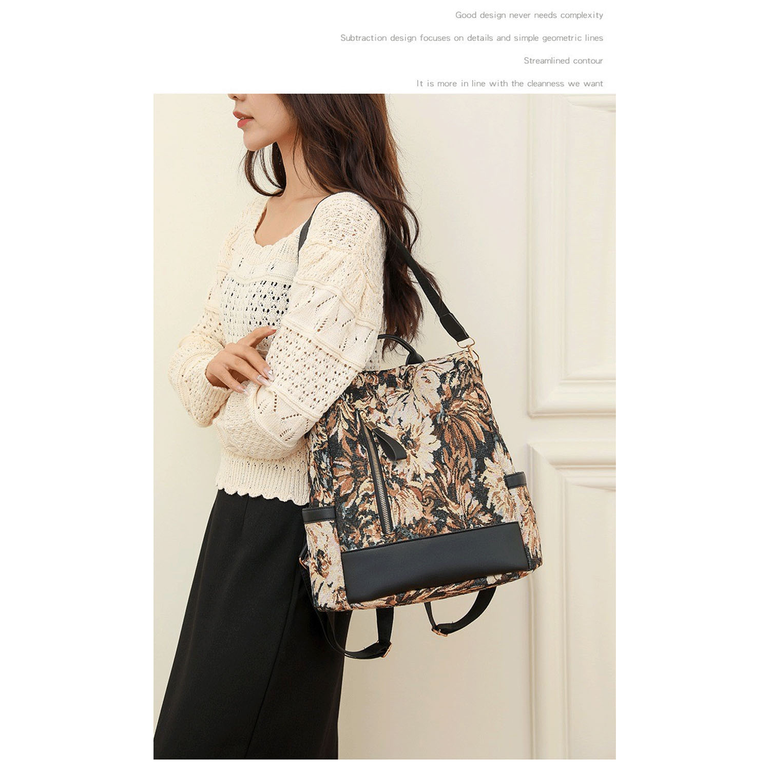 ゴブラン織リュックサック - 画像3