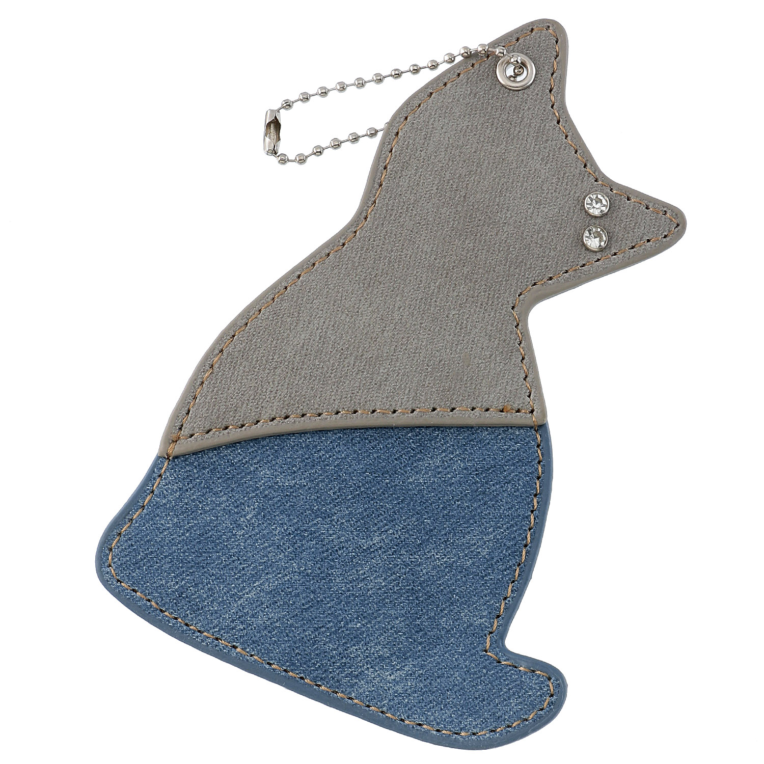 猫チャーム付きショルダーバッグ - 画像9