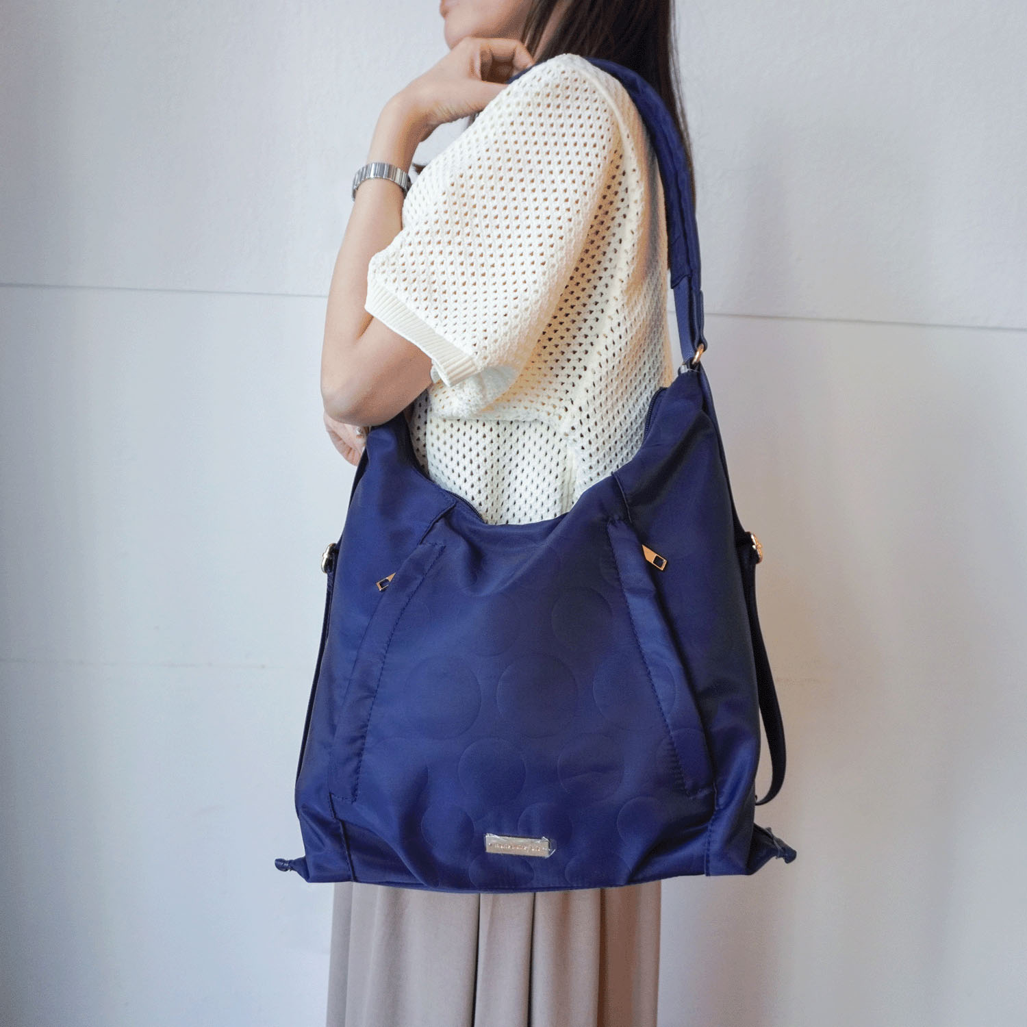 marie claire bis 水玉エンボス2WAYリュックサック - 画像2