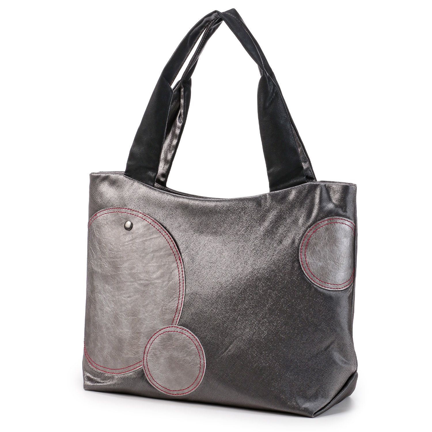 シルバーサークルトートバッグ - 画像2