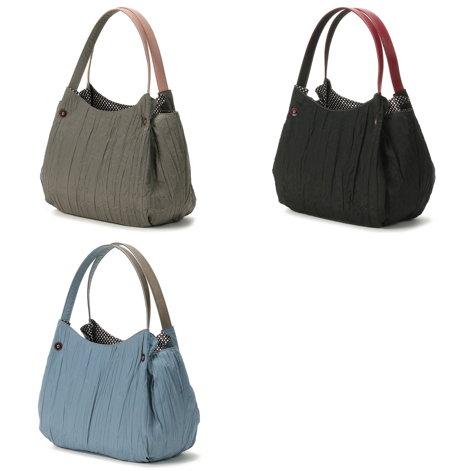 くしゅくしゅプリーツトートバッグ