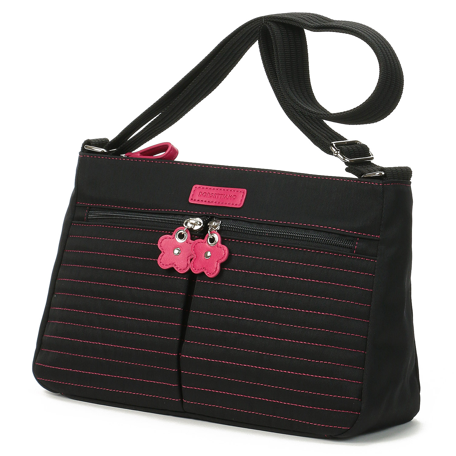 【12－00、14－00 在庫ある分で終了】BORSETTIAMO プランチュール ステッチ横型ショルダーバッグ - 画像11