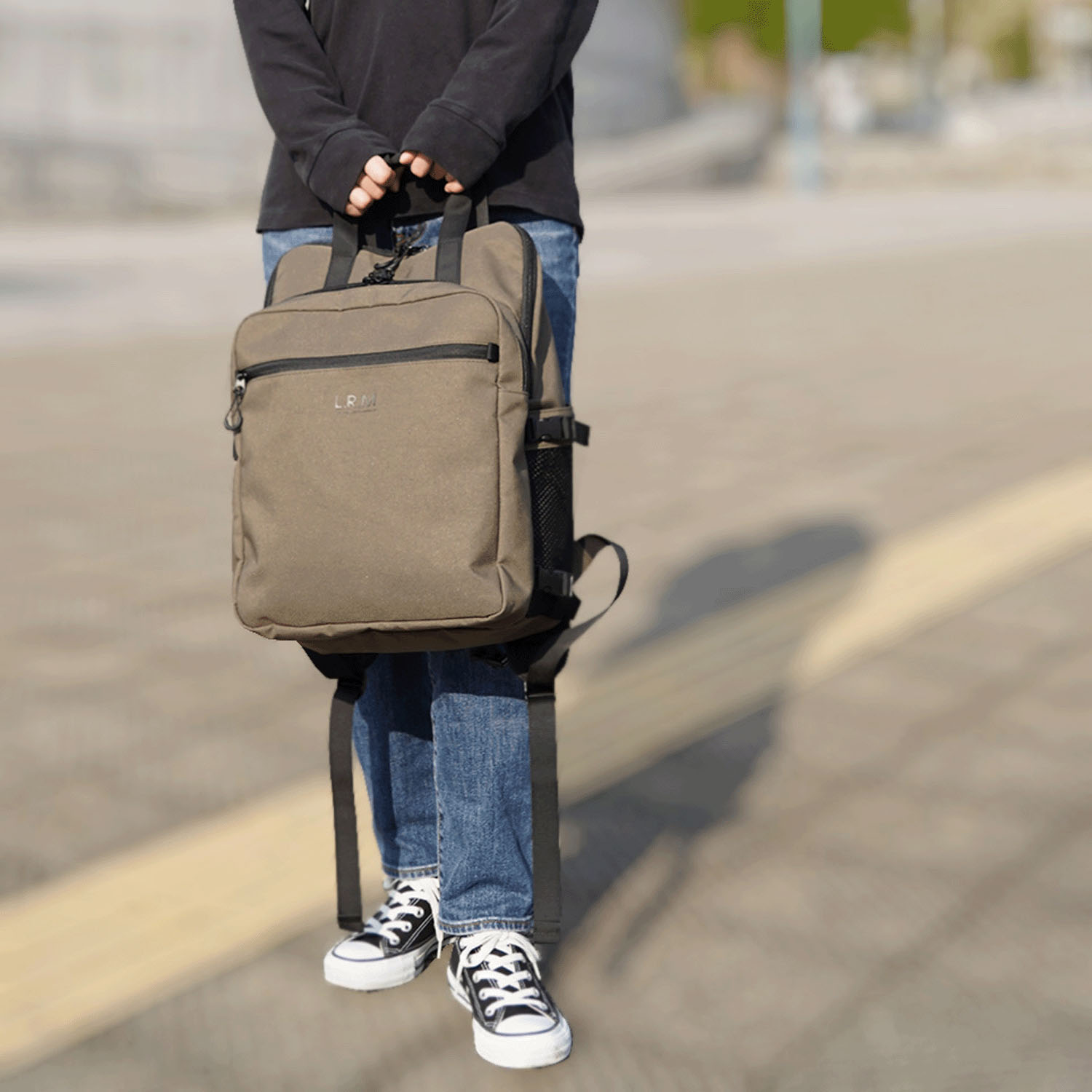 スクエア2層リュック - 画像1