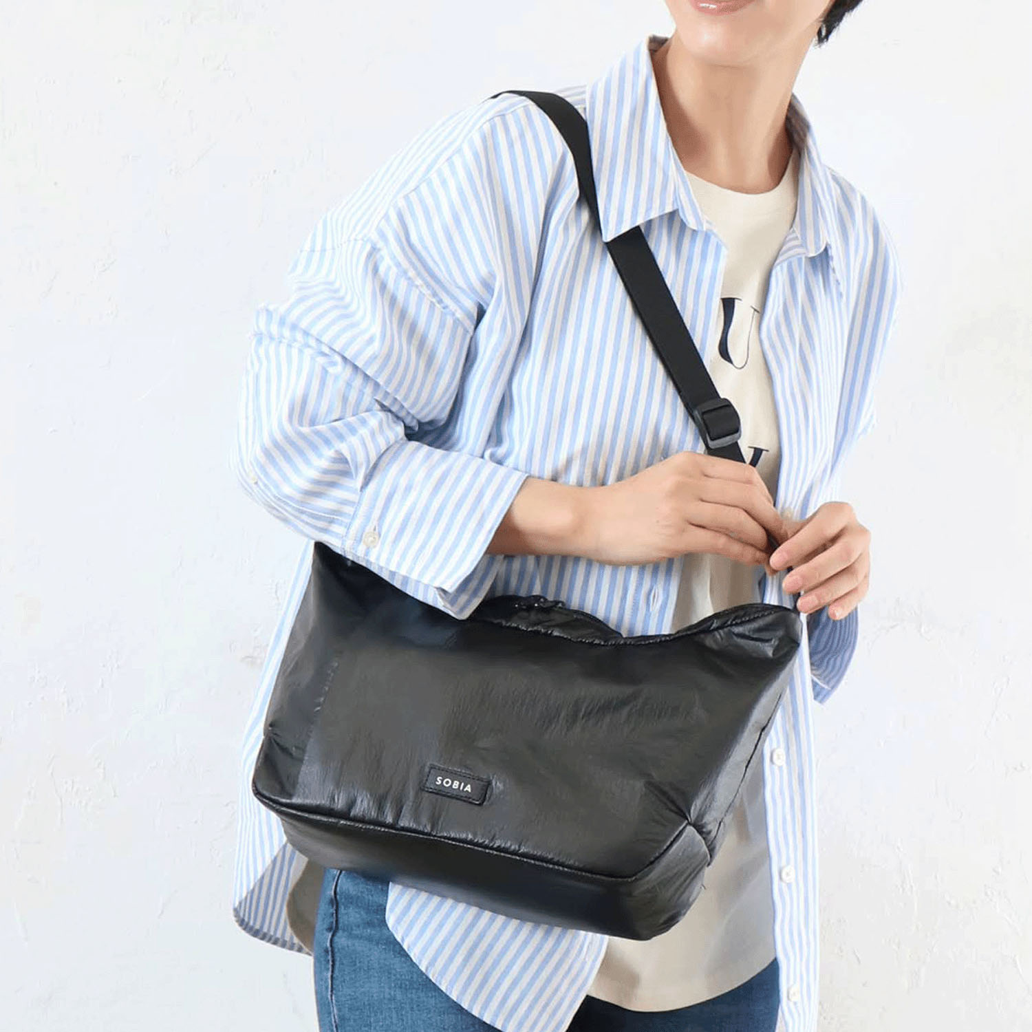 撥水パールグロウショルダーバッグ - 画像2