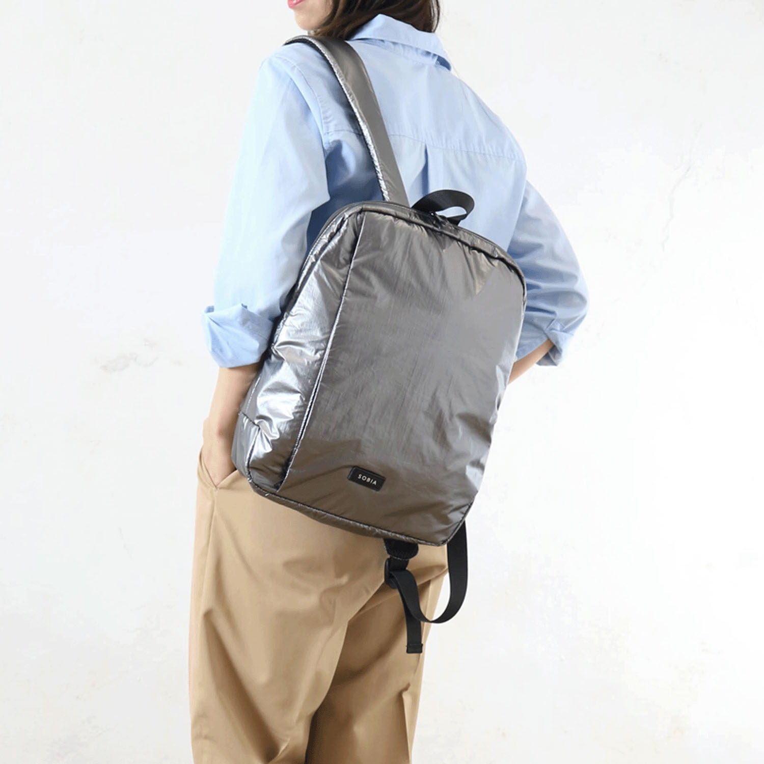 撥水パールグロウリュックサック