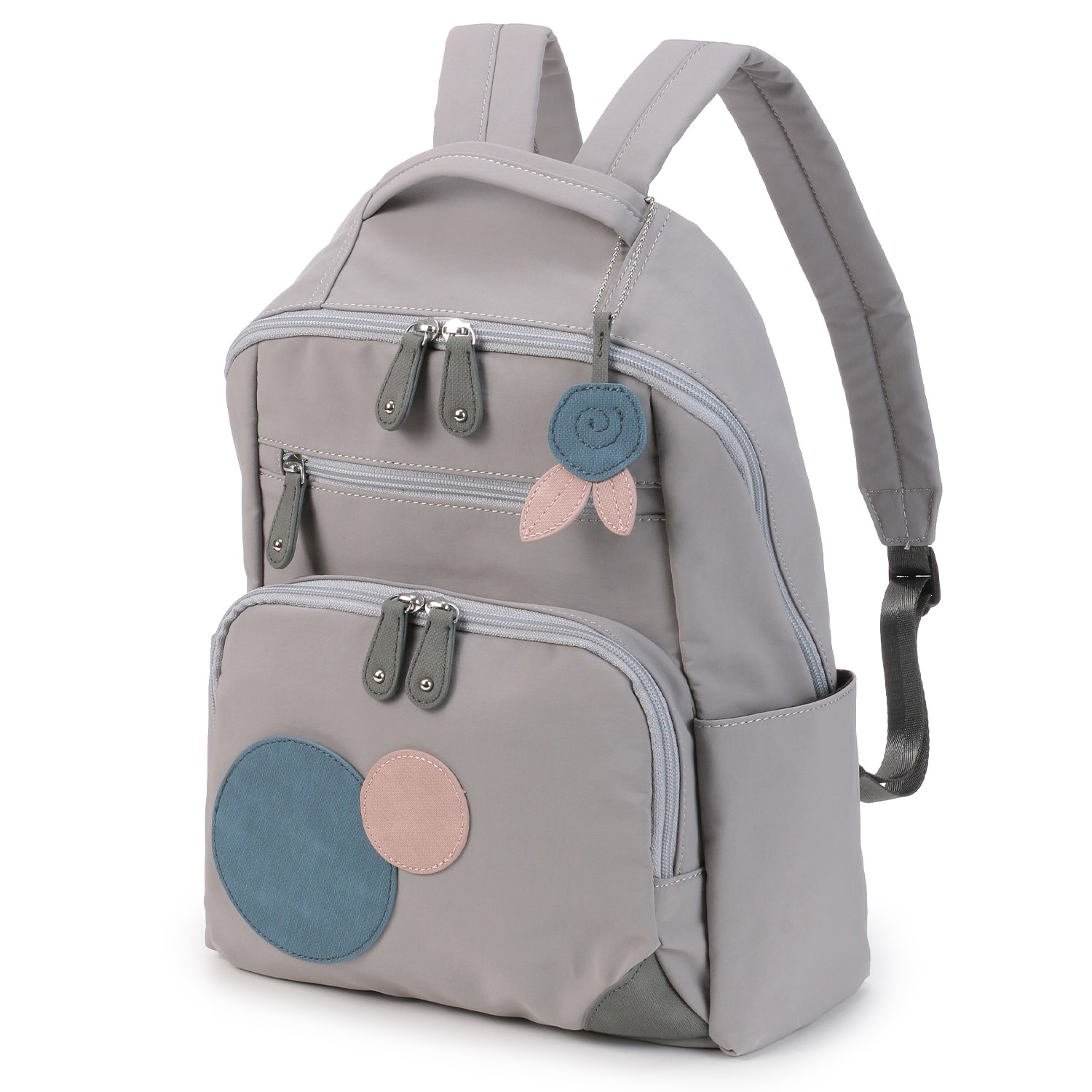 ZAZAシワナイロンサークルリュックサック