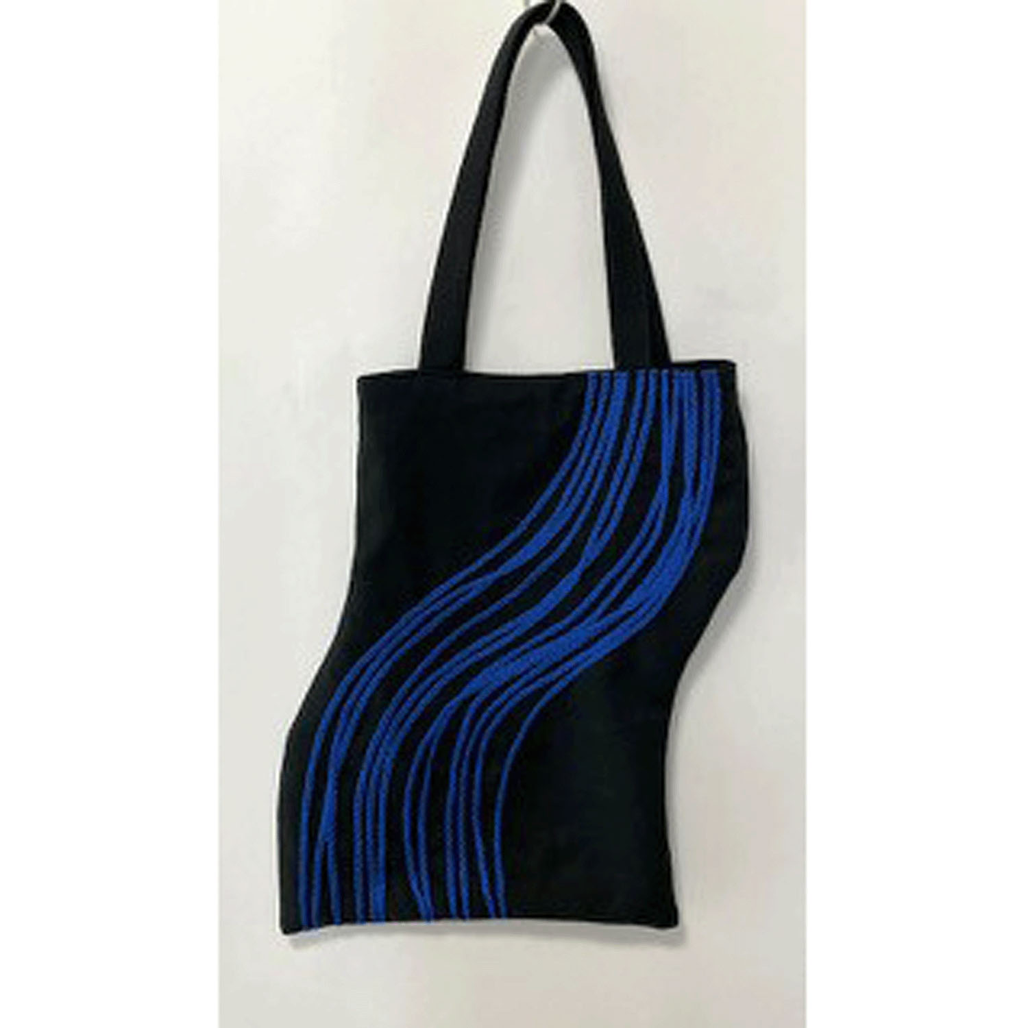 TOMOO DESIGNS Water Flow刺繍トートバッグ - 画像3