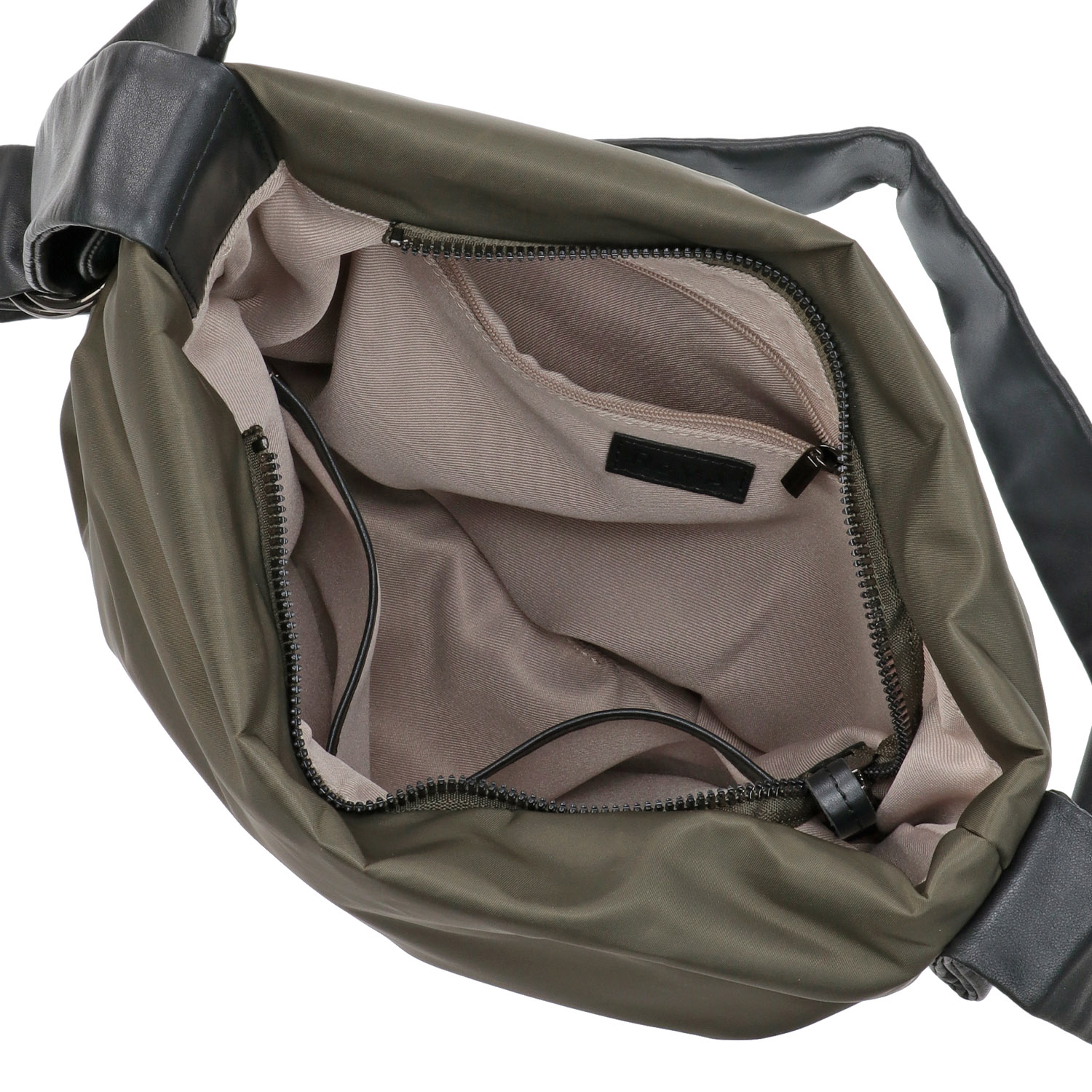 ReVA リサイクルナイロン×牛革ショルダーバッグ - 画像6