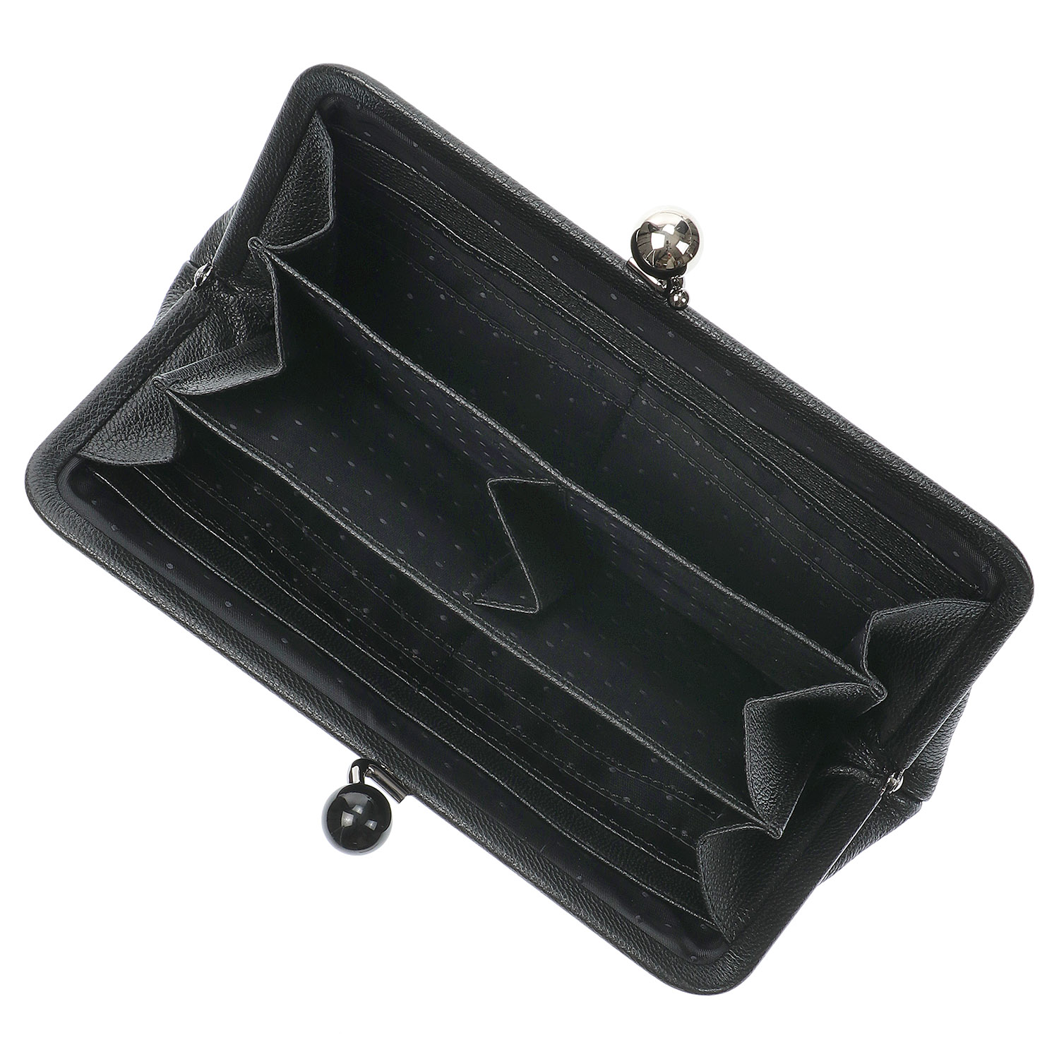 perche 桜スタッズアクリル玉がま口長財布 - 画像3