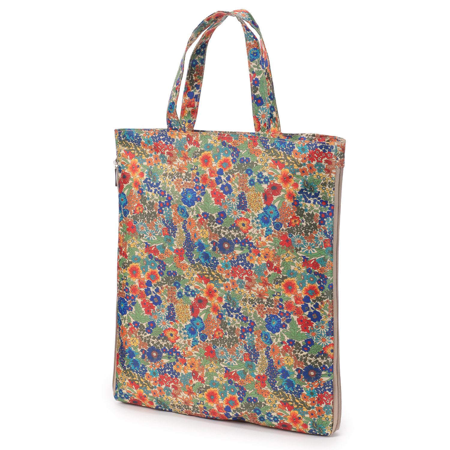 【エトワール別注柄】フラワーボタニカル柄A4拡張縦型バッグ - 画像5