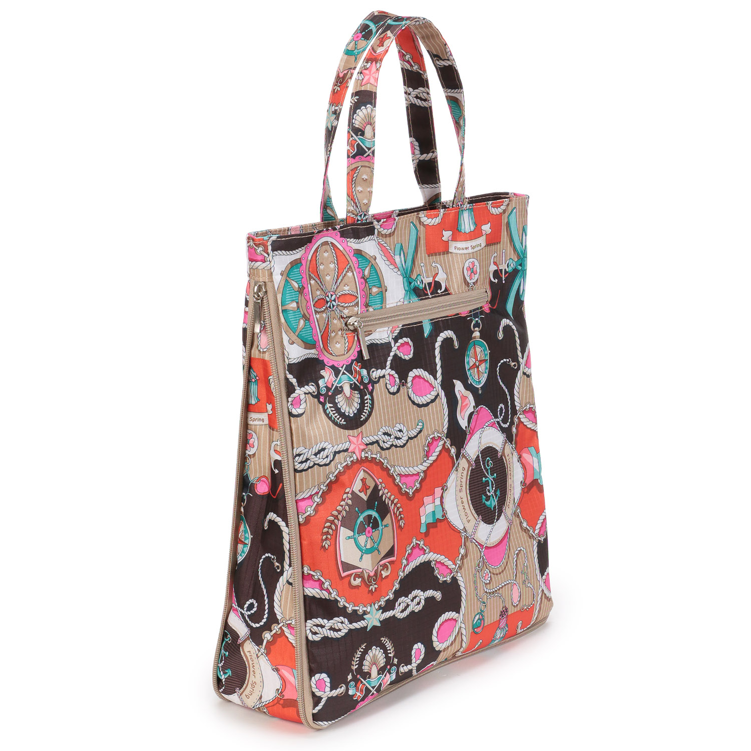 【エトワール別注柄】錨とロープ柄A4拡張縦型バッグ - 画像8