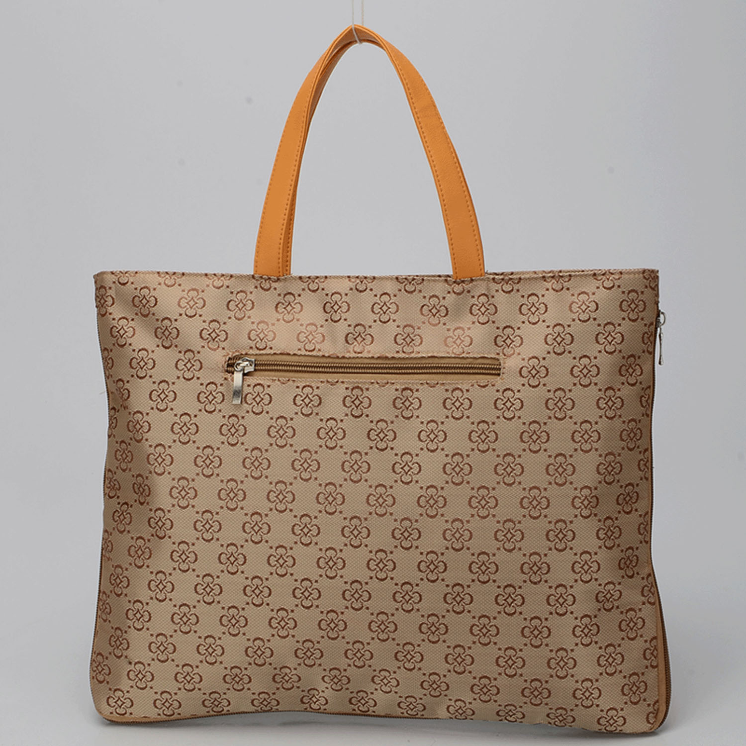 フラワー柄ジャカード A4拡張横型バッグ - 画像5