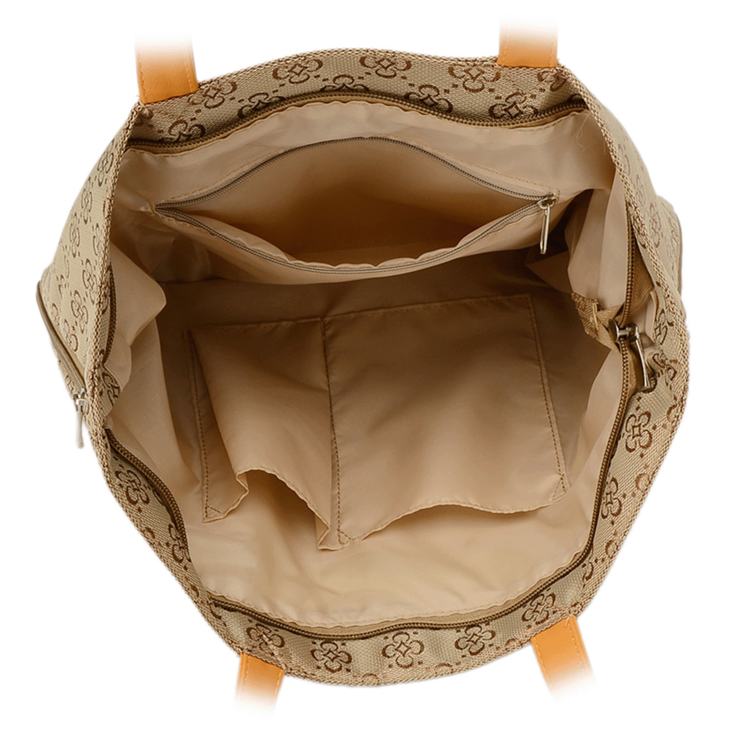 フラワー柄ジャカード A4拡張横型バッグ - 画像8