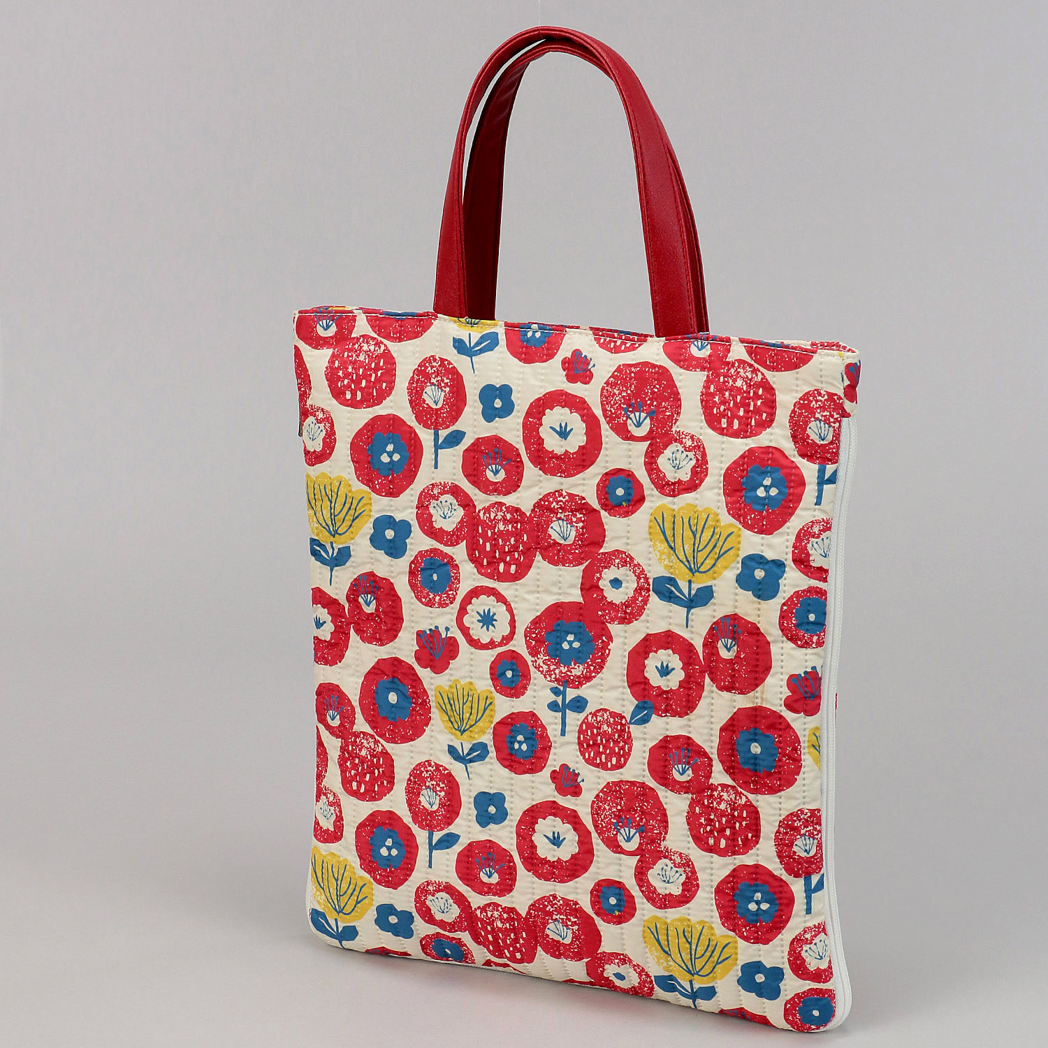 【エトワールオリジナル】北欧キルトA4拡張縦型バッグ - 画像6