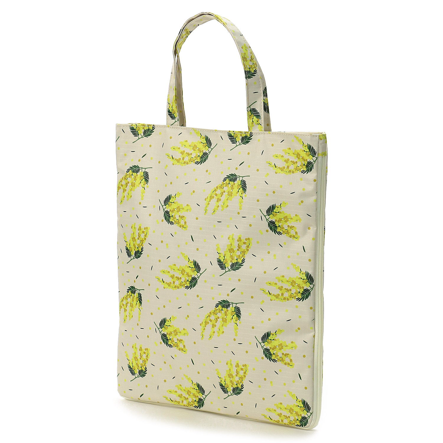 【エトワール別注柄】ミモザ柄A4拡張縦型バッグ - 画像2