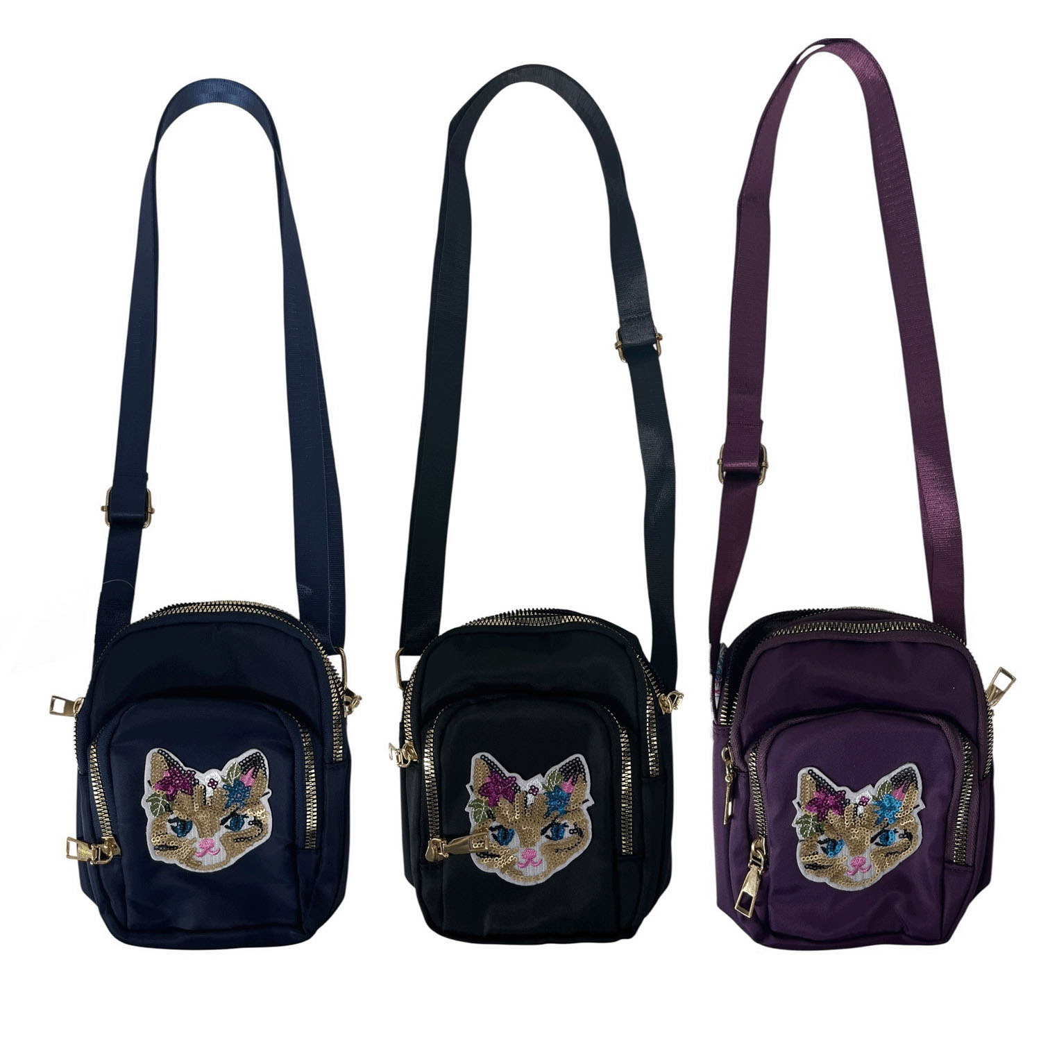 ネコ柄ミニポシェット