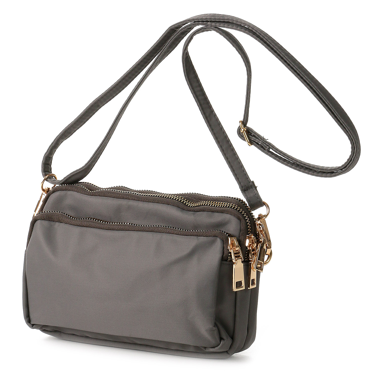 3ポケット多機能ショルダーバッグ - 画像1