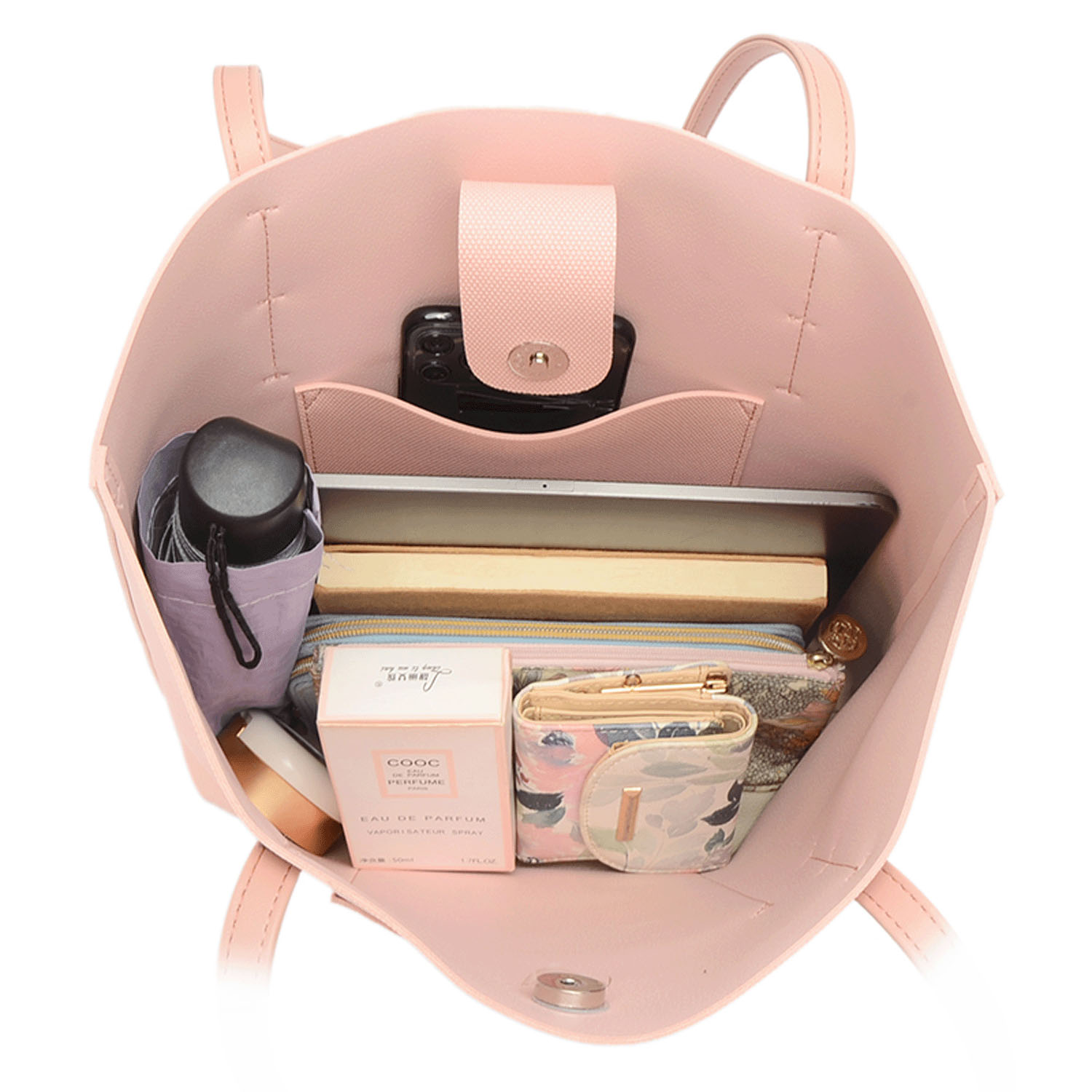 刺繍ポケットトートバッグ - 画像2