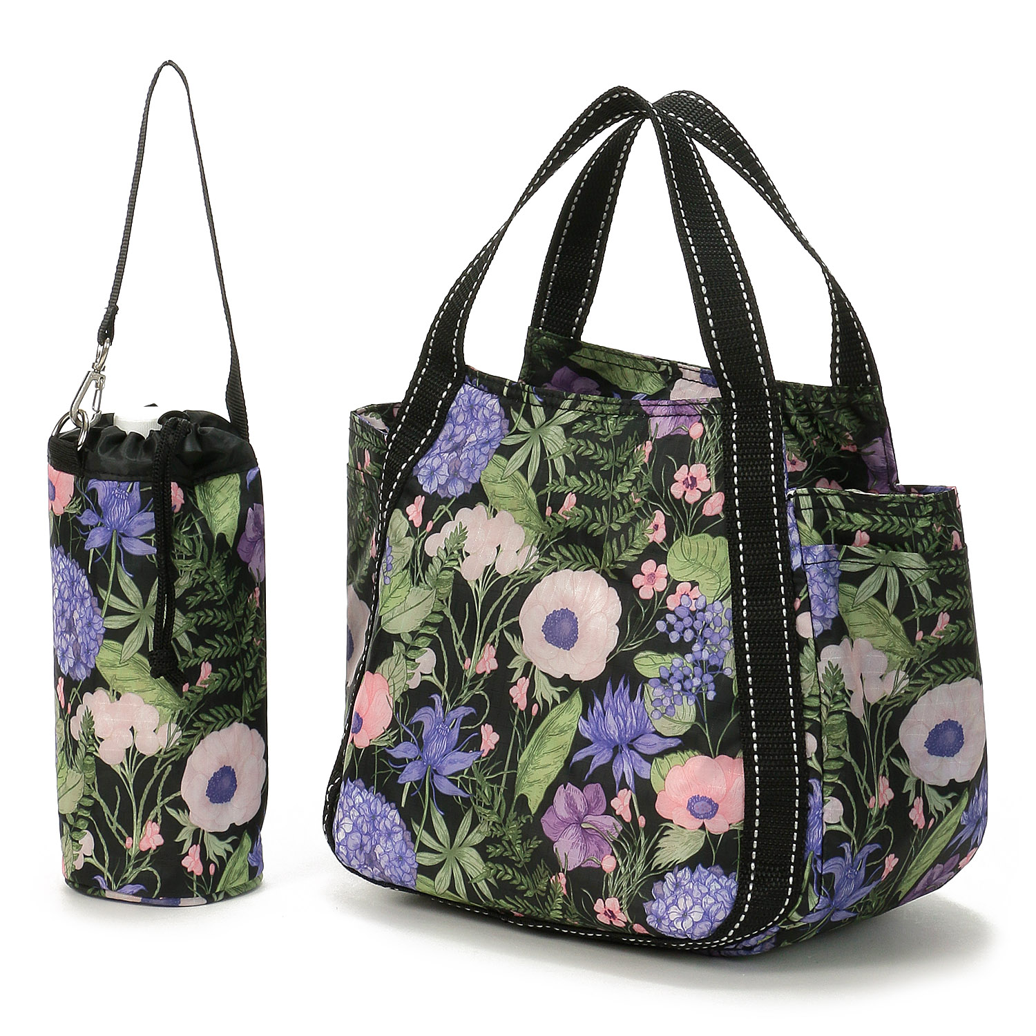 【エトワール先行販売】保冷ボタニカル柄ボトル付きバッグ バルーン小 - 画像8