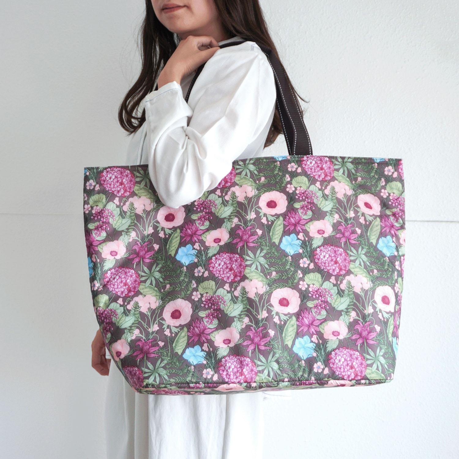 【エトワール先行販売】保冷ボタニカル柄大トートバッグ - 画像2