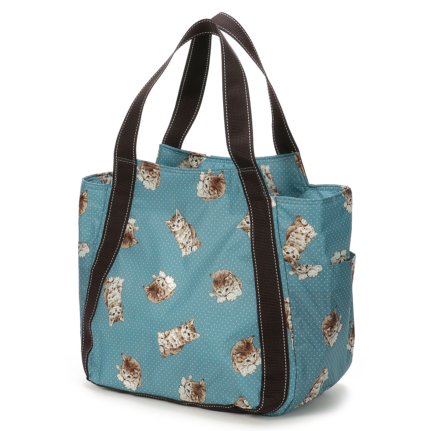 【エトワール先行販売】保冷ドット猫柄バッグ バル－ン大 - 画像7