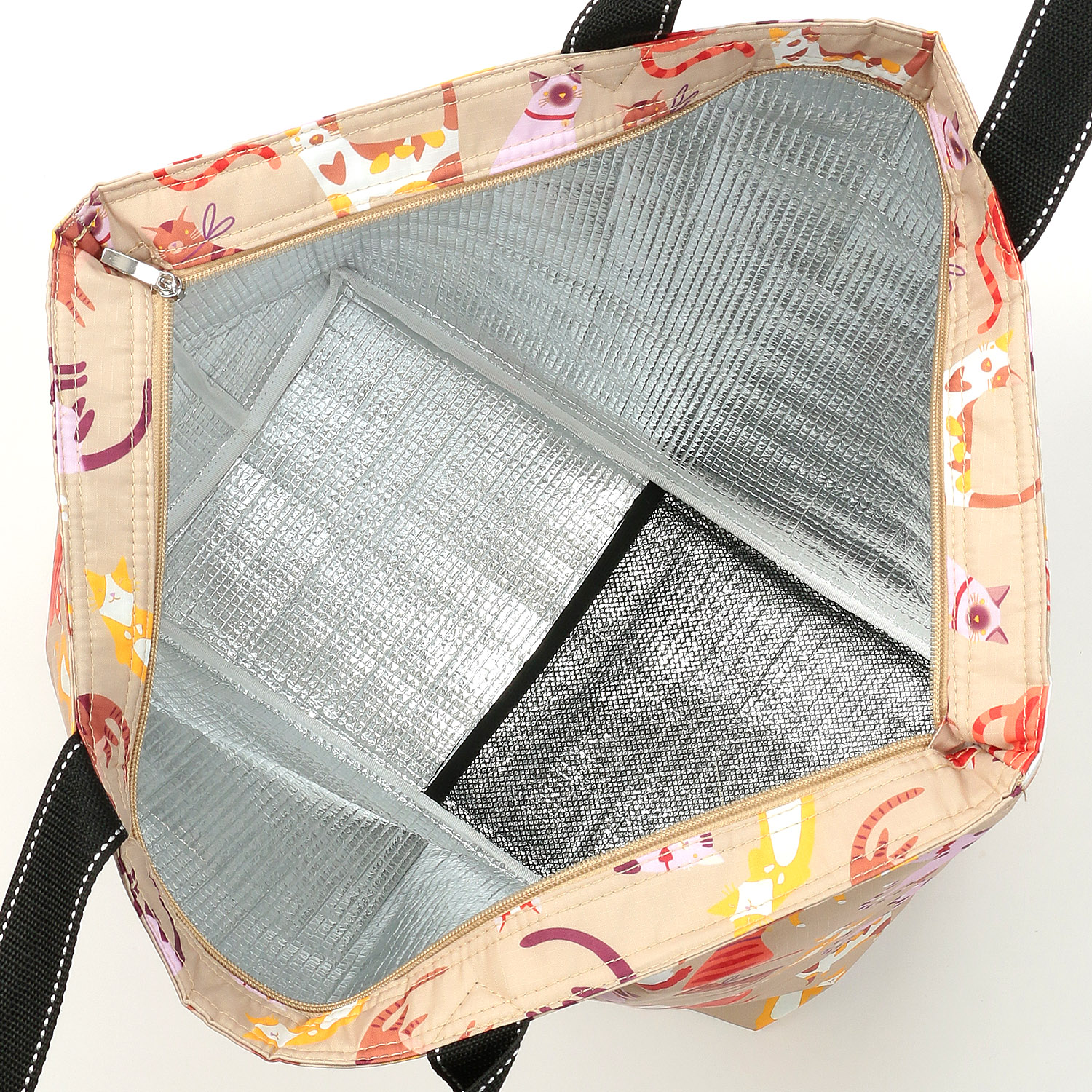 【エトワール別注柄】保冷色々猫柄ビッグトートバッグ - 画像7