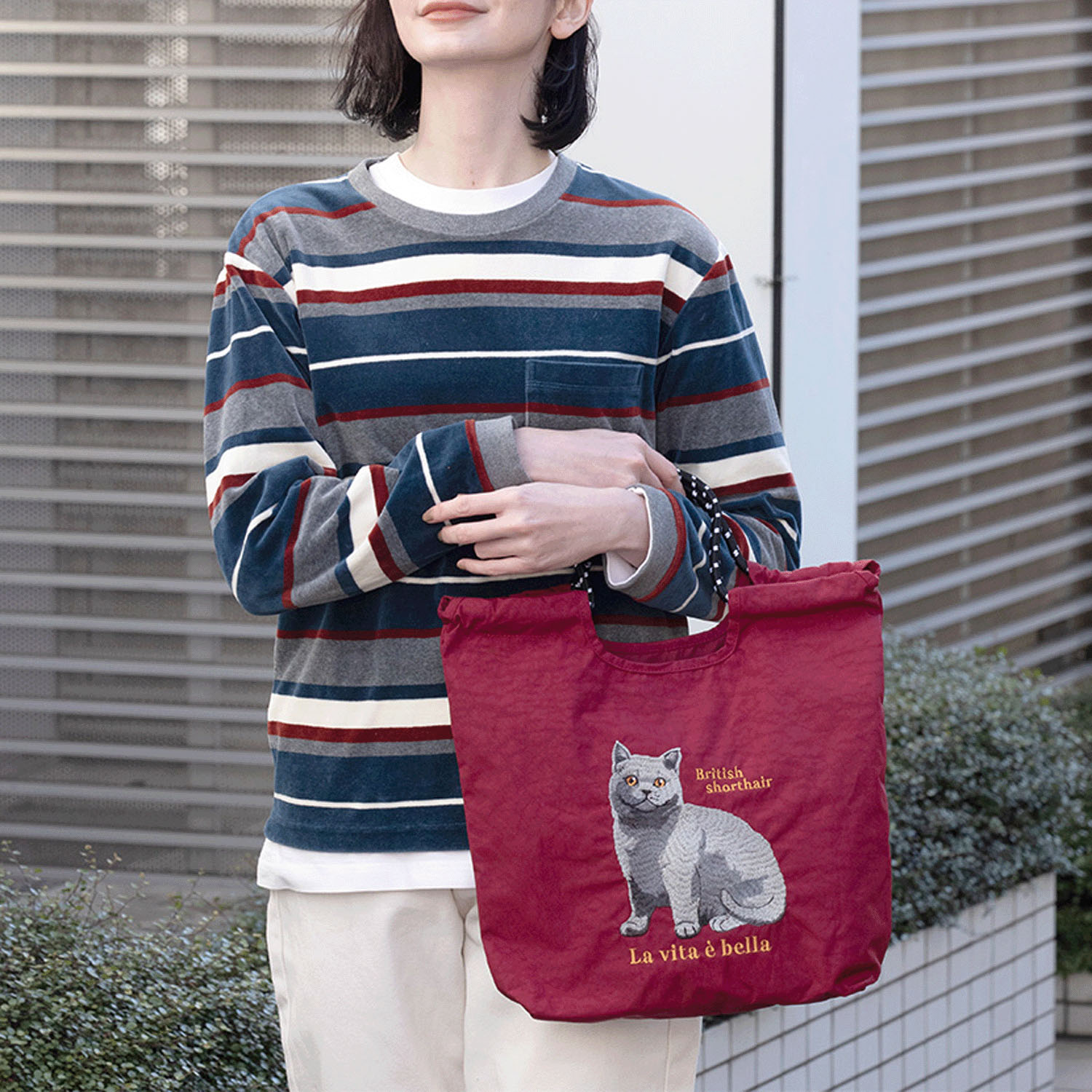 アニマル刺繍トートバッグ - 画像2