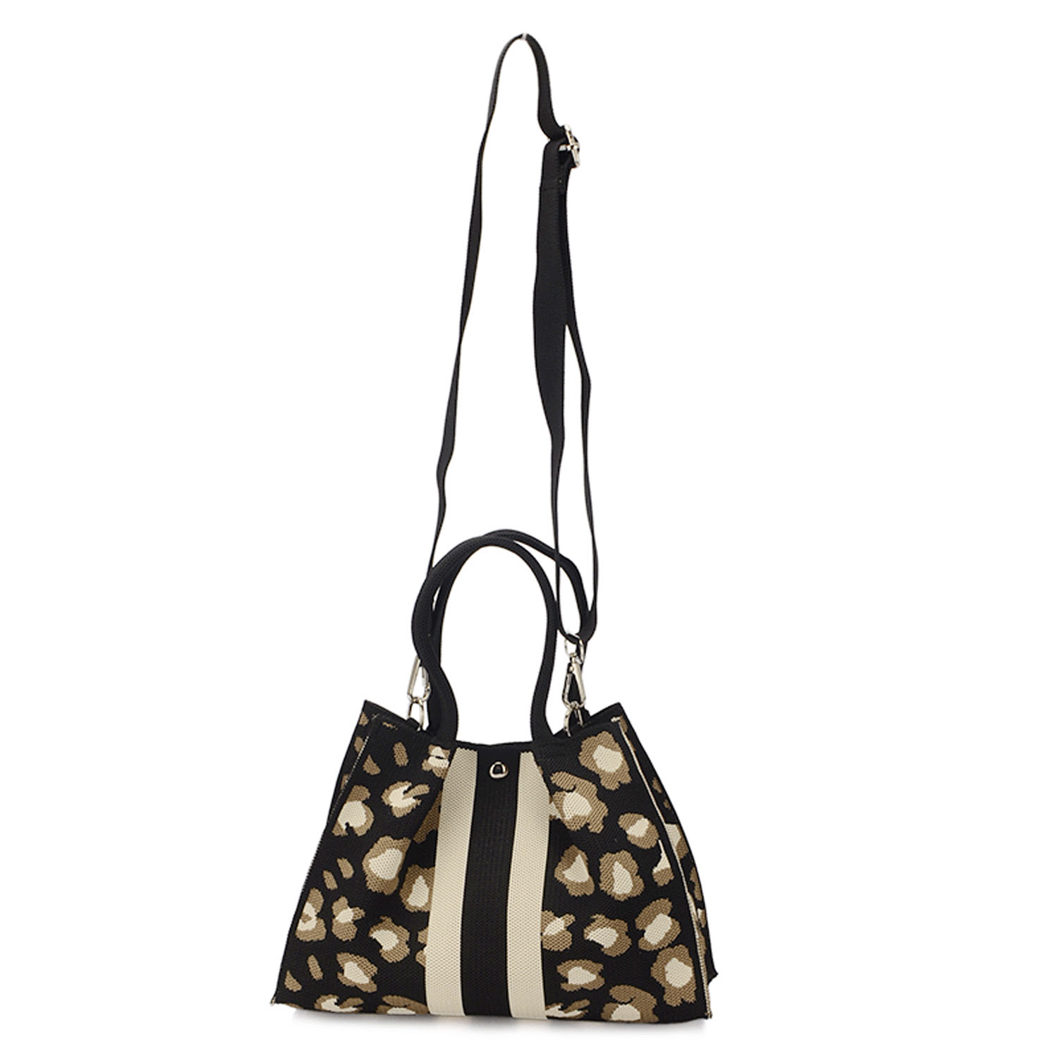 柄ものニット2WAYバッグ - 画像5