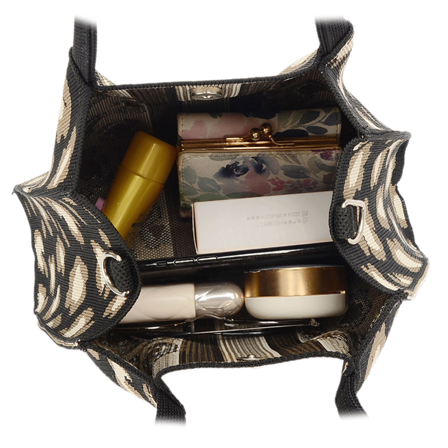 柄ものニット2WAYバッグ - 画像7