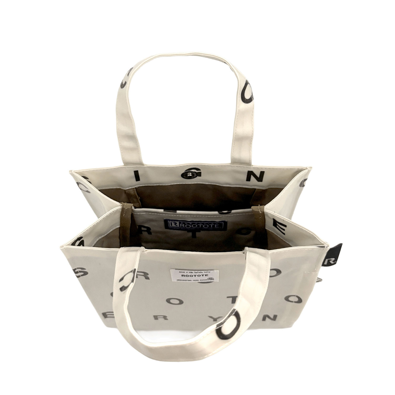 ルートート 柄ものラミネートスクエアバッグ - 画像6