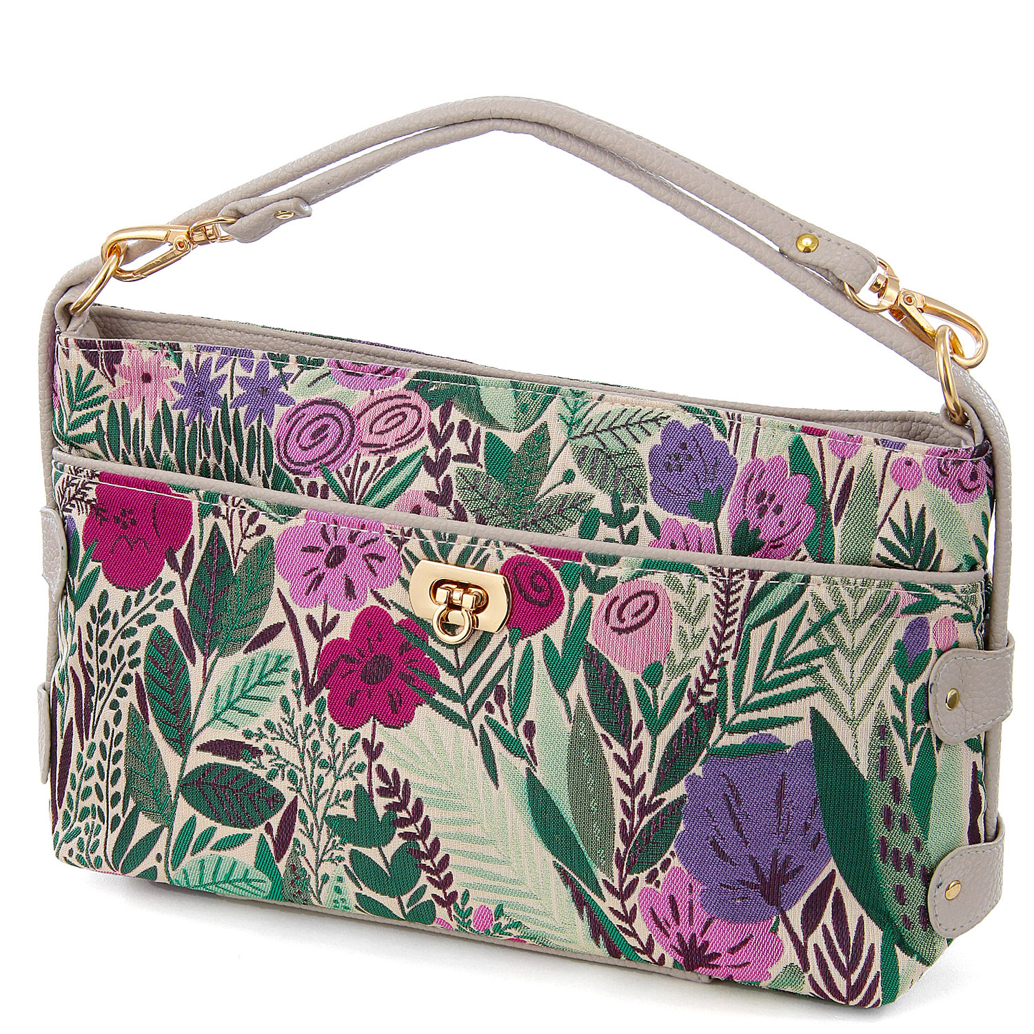 【リニューアル】himoシダイ 金具付きボタニカル柄 - 画像6