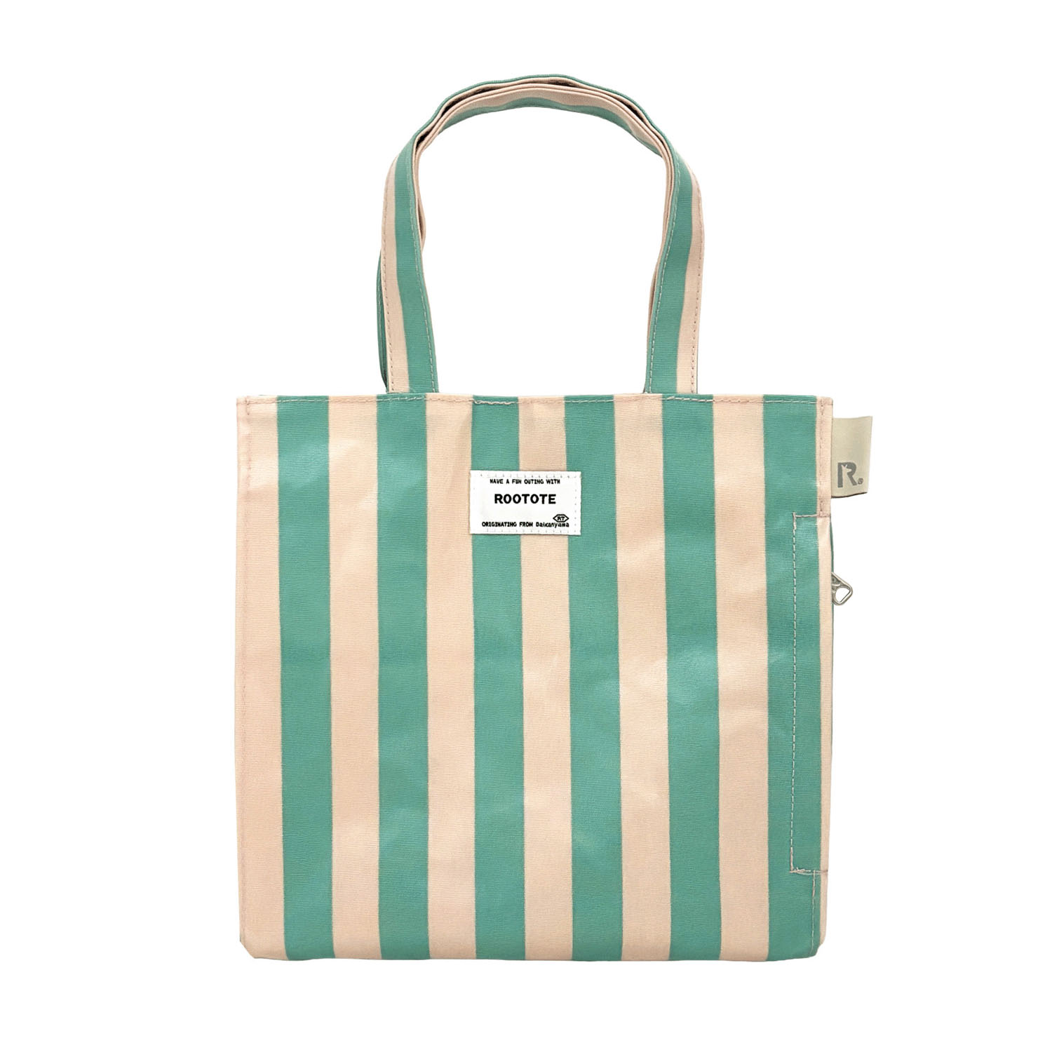 ルートート ストライプラミネートスクエアバッグ - 画像2