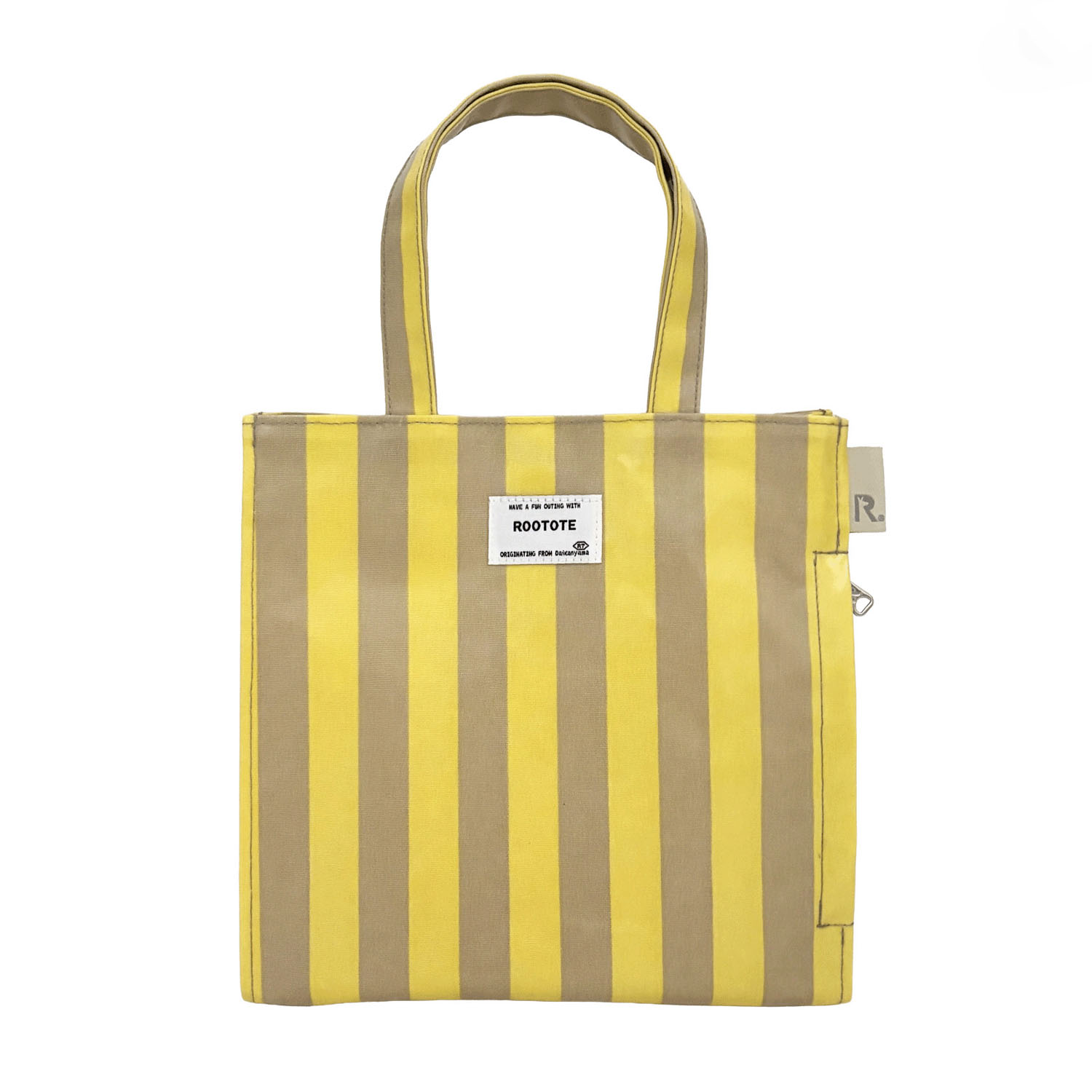 ルートート ストライプラミネートスクエアバッグ - 画像3