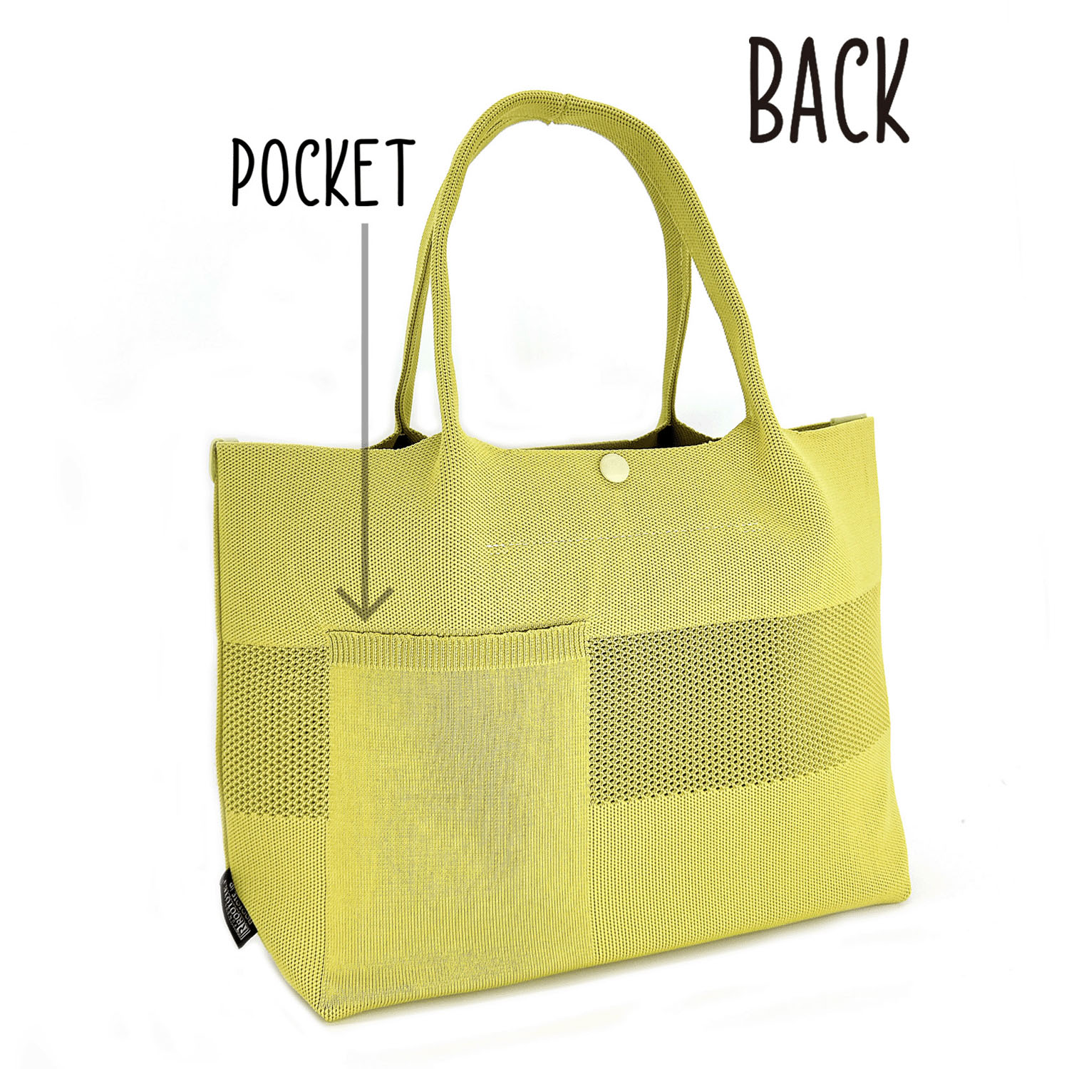 【在庫限りで終了】ルートート 洗えるニットトートバッグ - 画像7