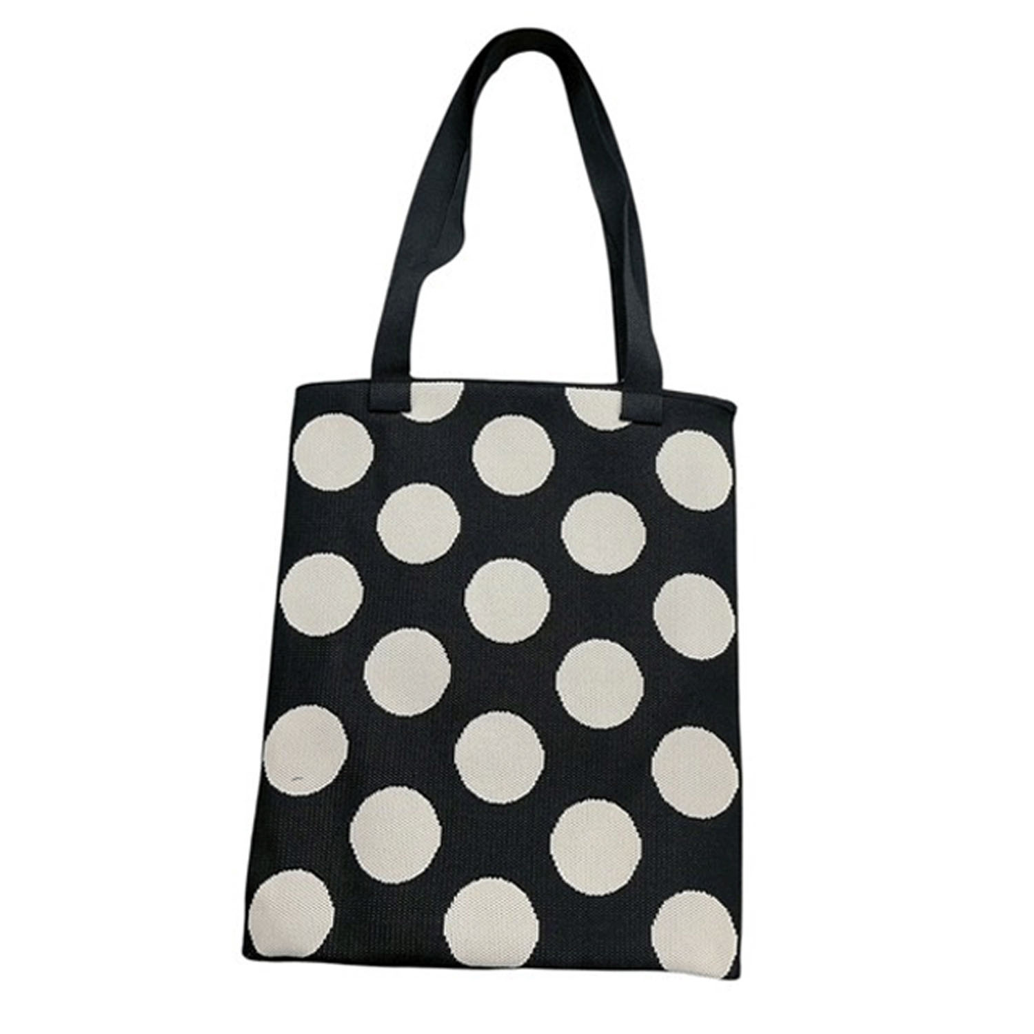 柄物ニットトートバッグ - 画像3