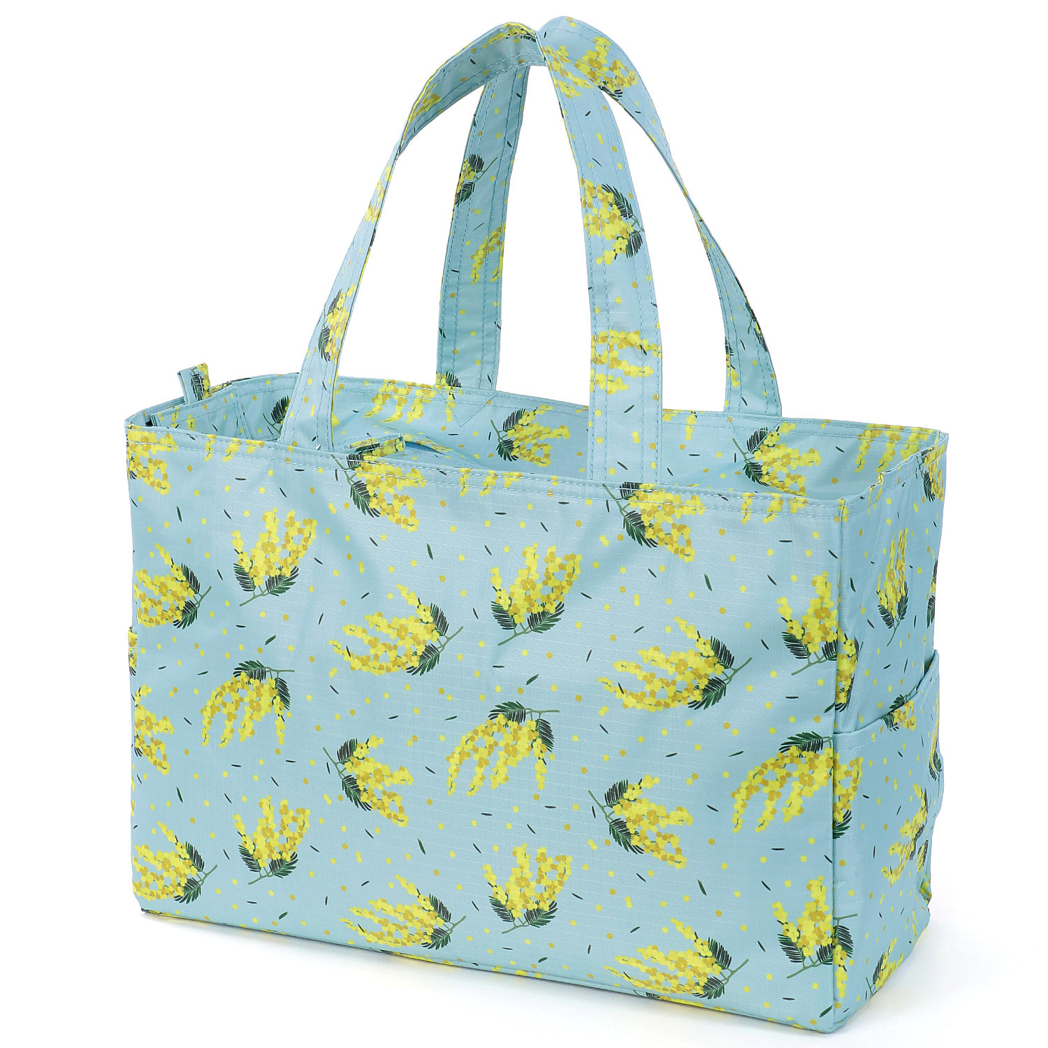 【エトワール別注柄】ミモザ柄保冷BOX型トートバッグ - 画像7