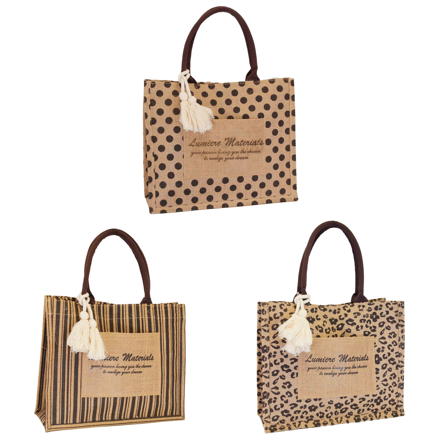 ジュートトートバッグ