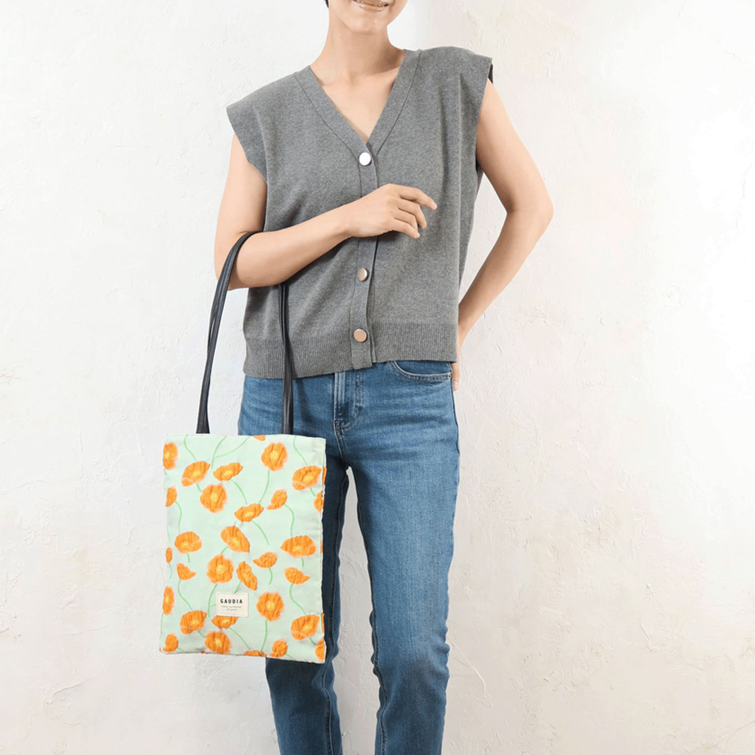 【ピンクは在庫限りで終了】テクスチュールトートバッグ - 画像7