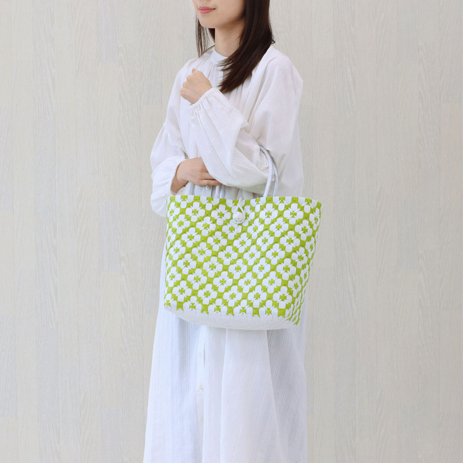 【大人気】パサールバッグ ダイヤ柄 - 画像1