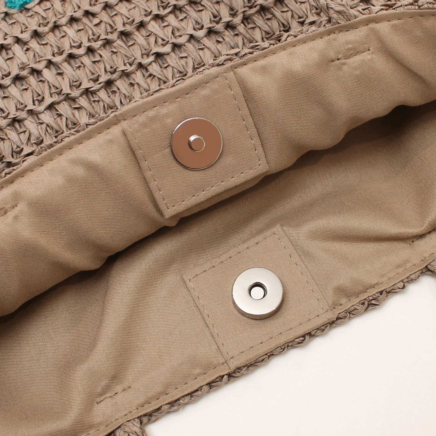 雑材サガラ刺繍フラットトートバッグ - 画像12