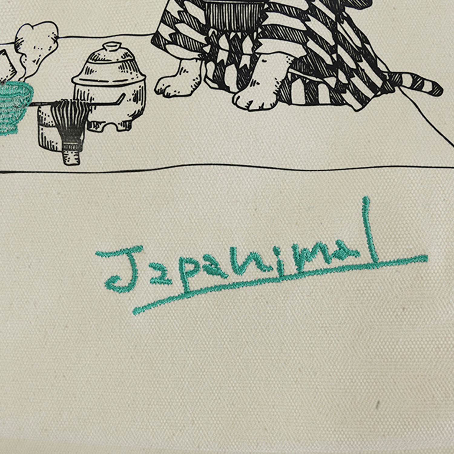 Japanimal キャンバストートバッグ - 画像6