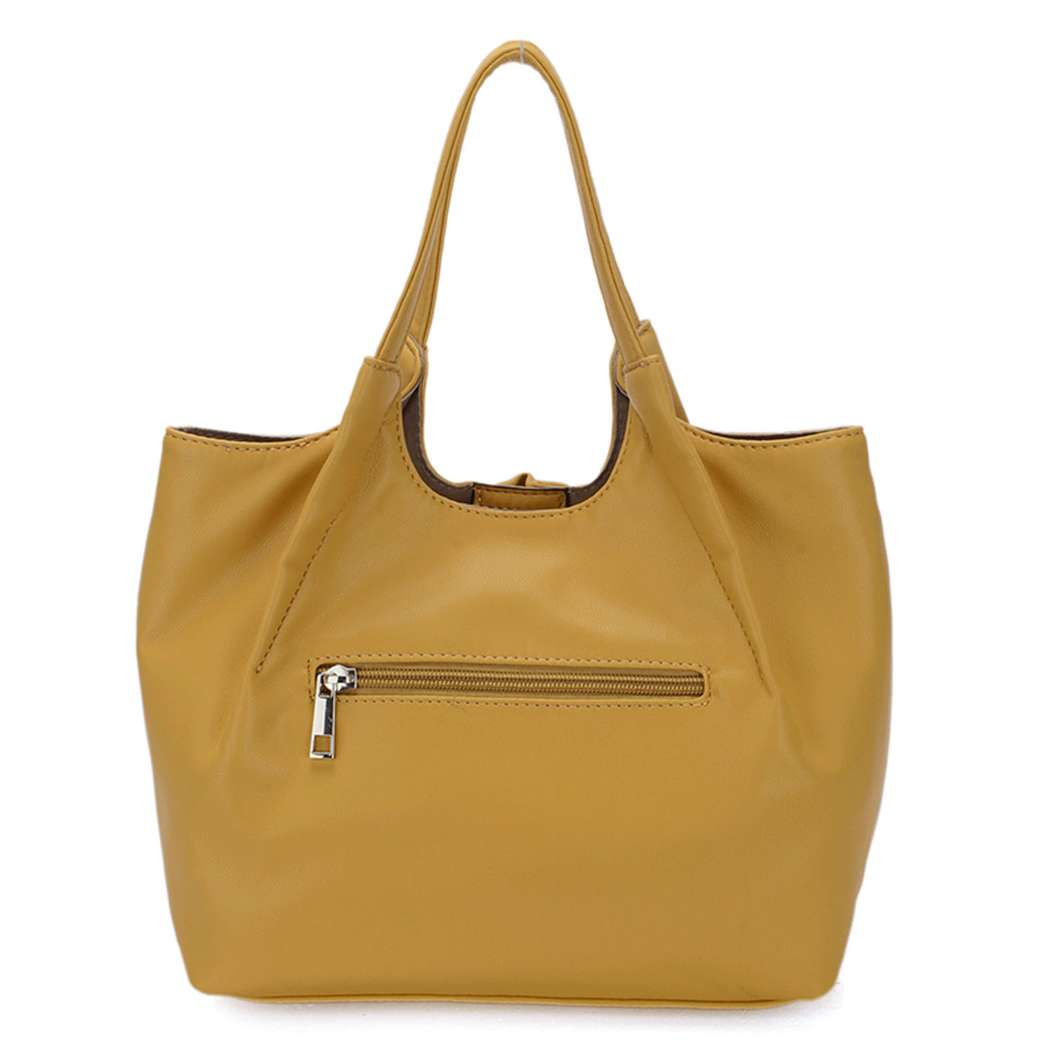 花モチーフ付ハンドバッグ - 画像7