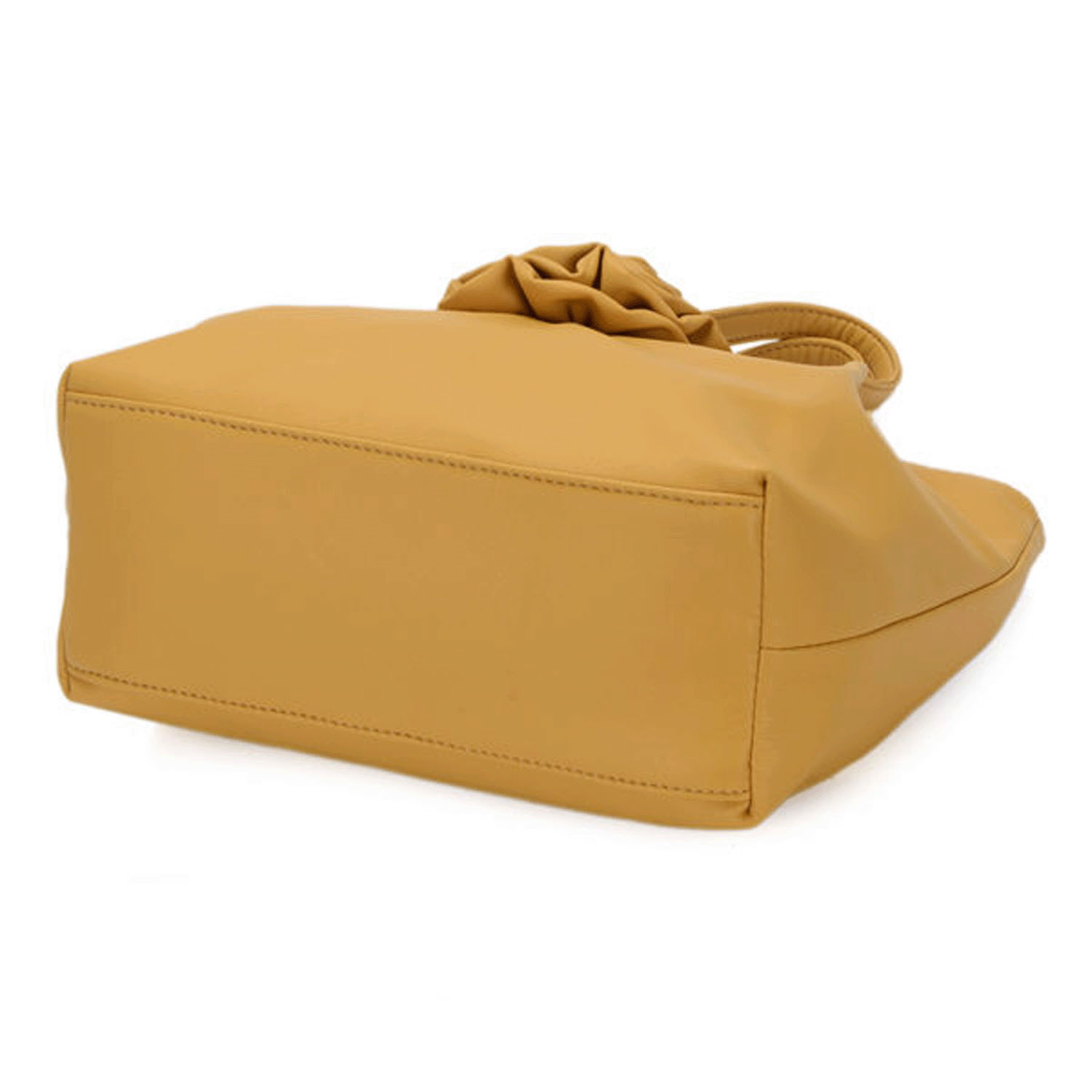 花モチーフ付ハンドバッグ - 画像8