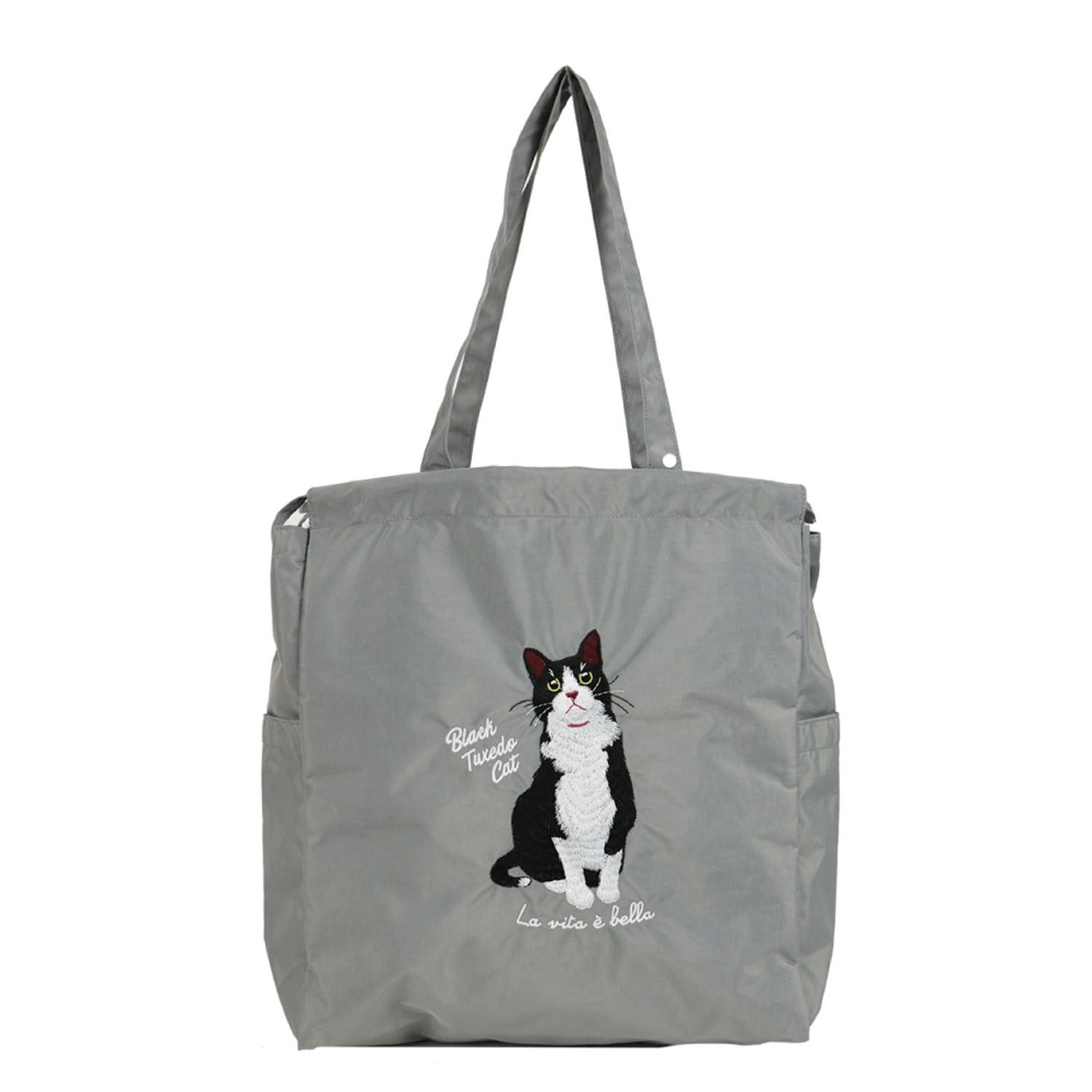 アニマル刺繍巾着型トートバッグ - 画像5