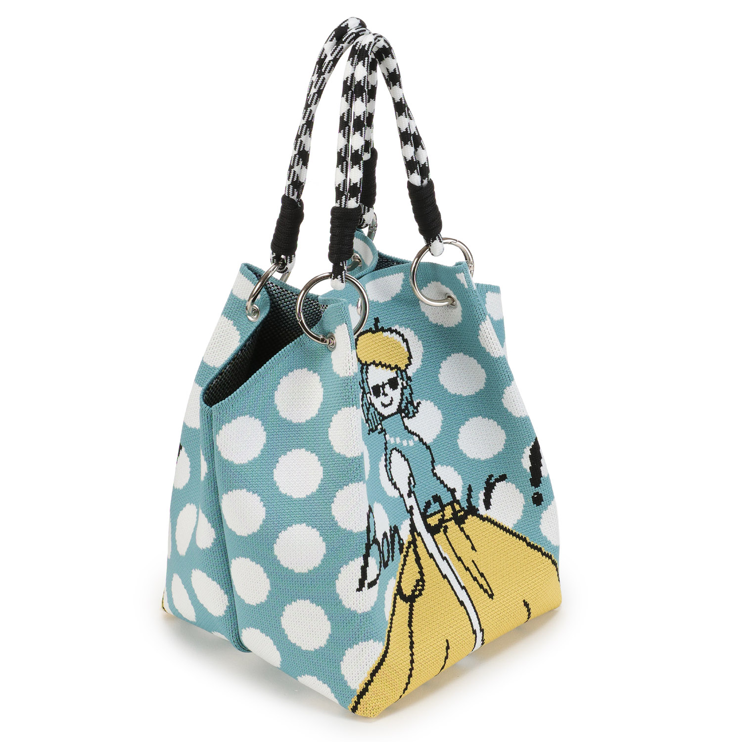 ドット女の子ニットバッグ - 画像6