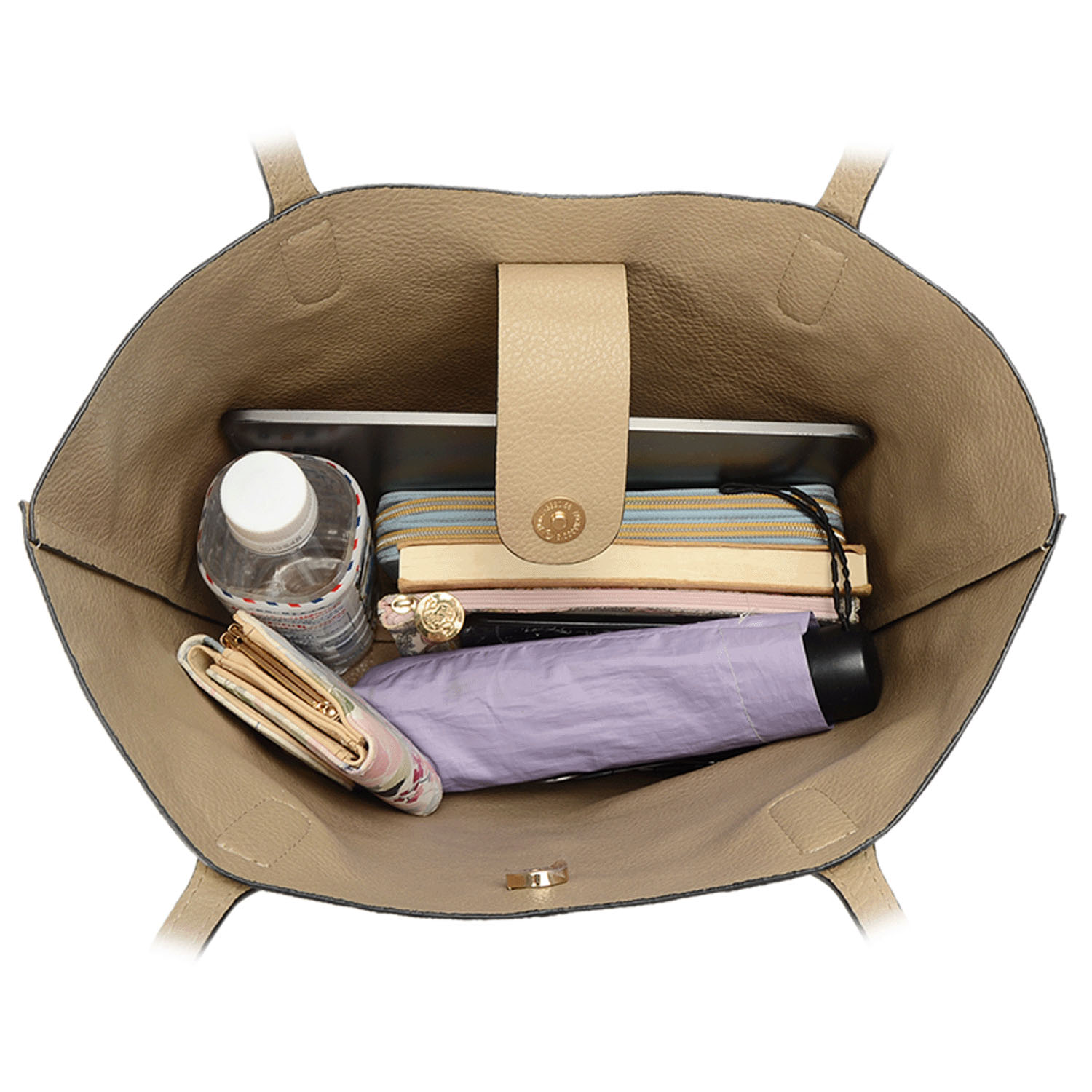 北欧花柄リバーシブルトートバッグ - 画像9