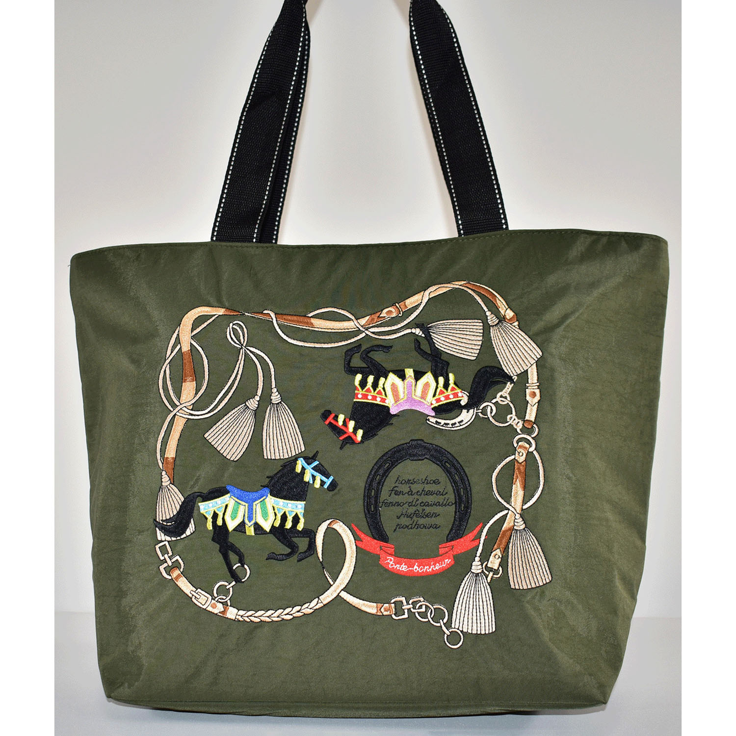 馬刺繍保冷トートバッグ大 - 画像12