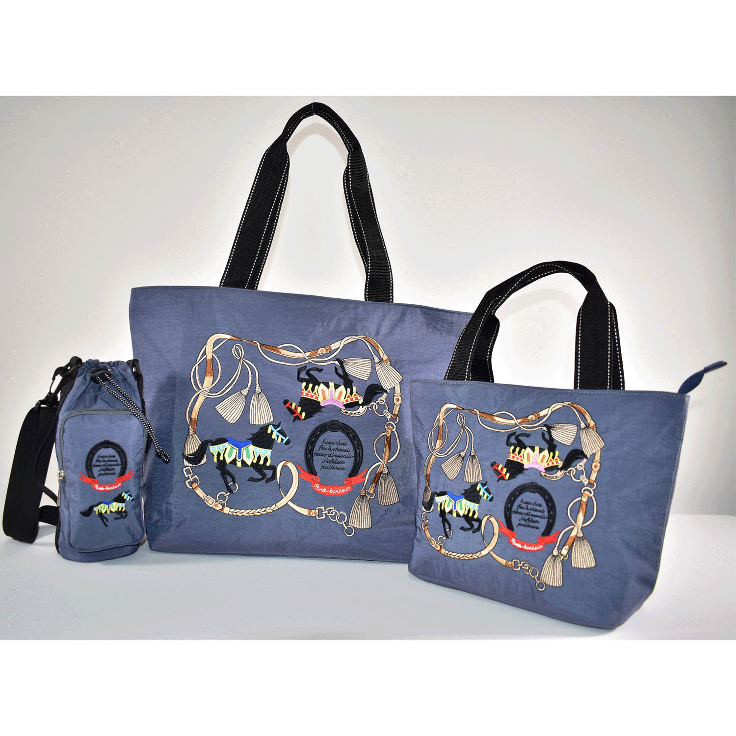 馬刺繍保冷トートバッグ大 - 画像7